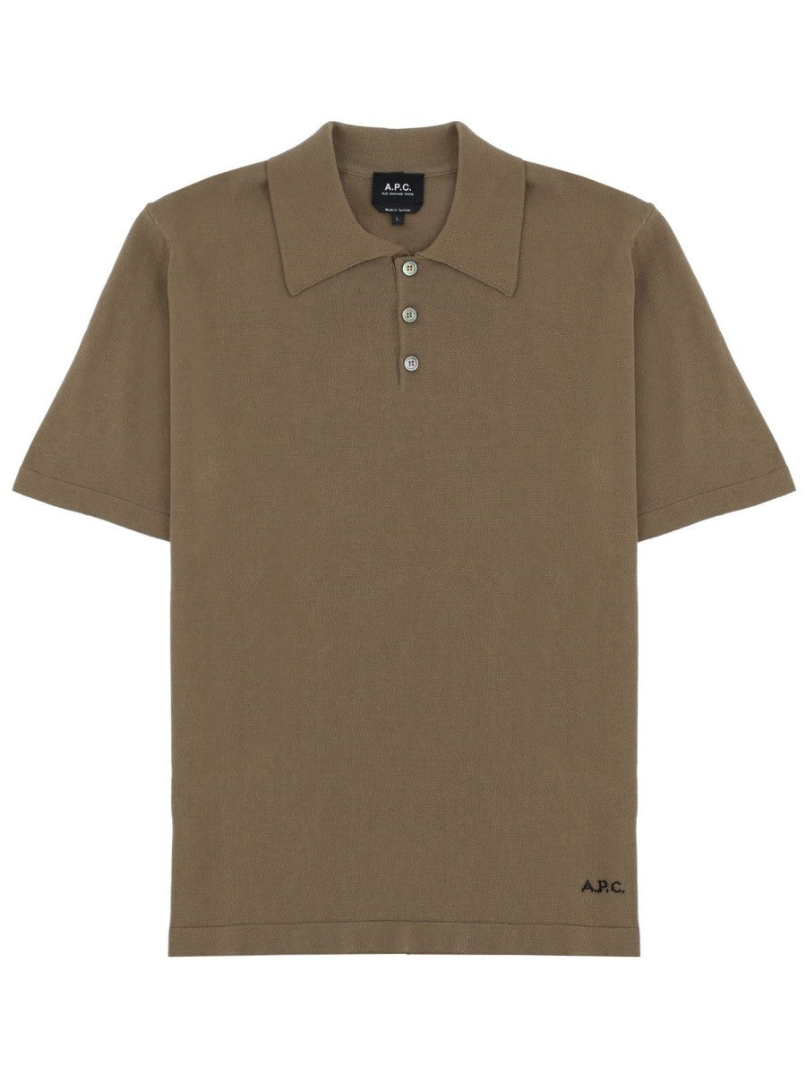 A.P.C. - Man - Green - Polo Shirt