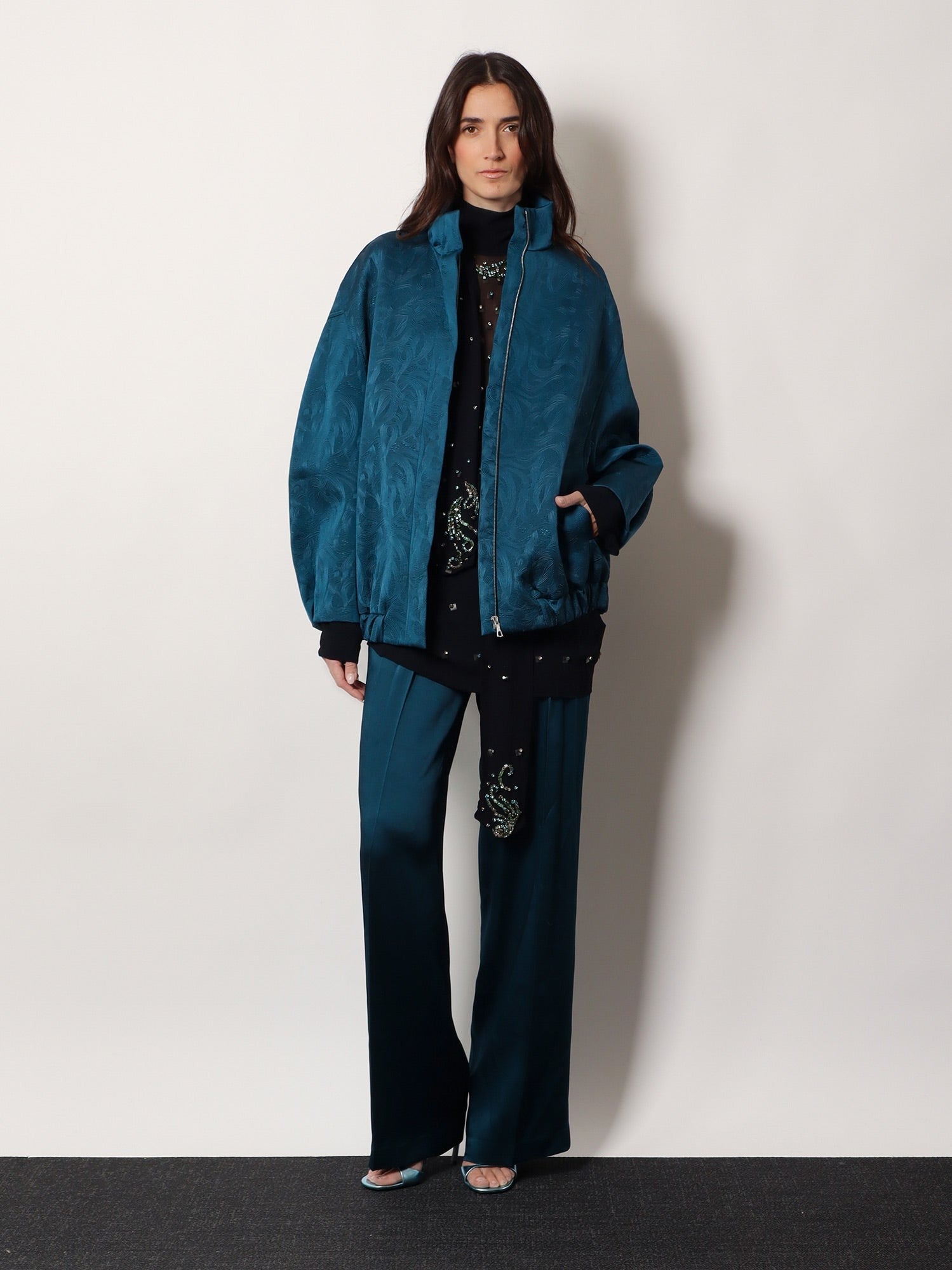 Dries Van Noten - Női - Kék - Nadrág