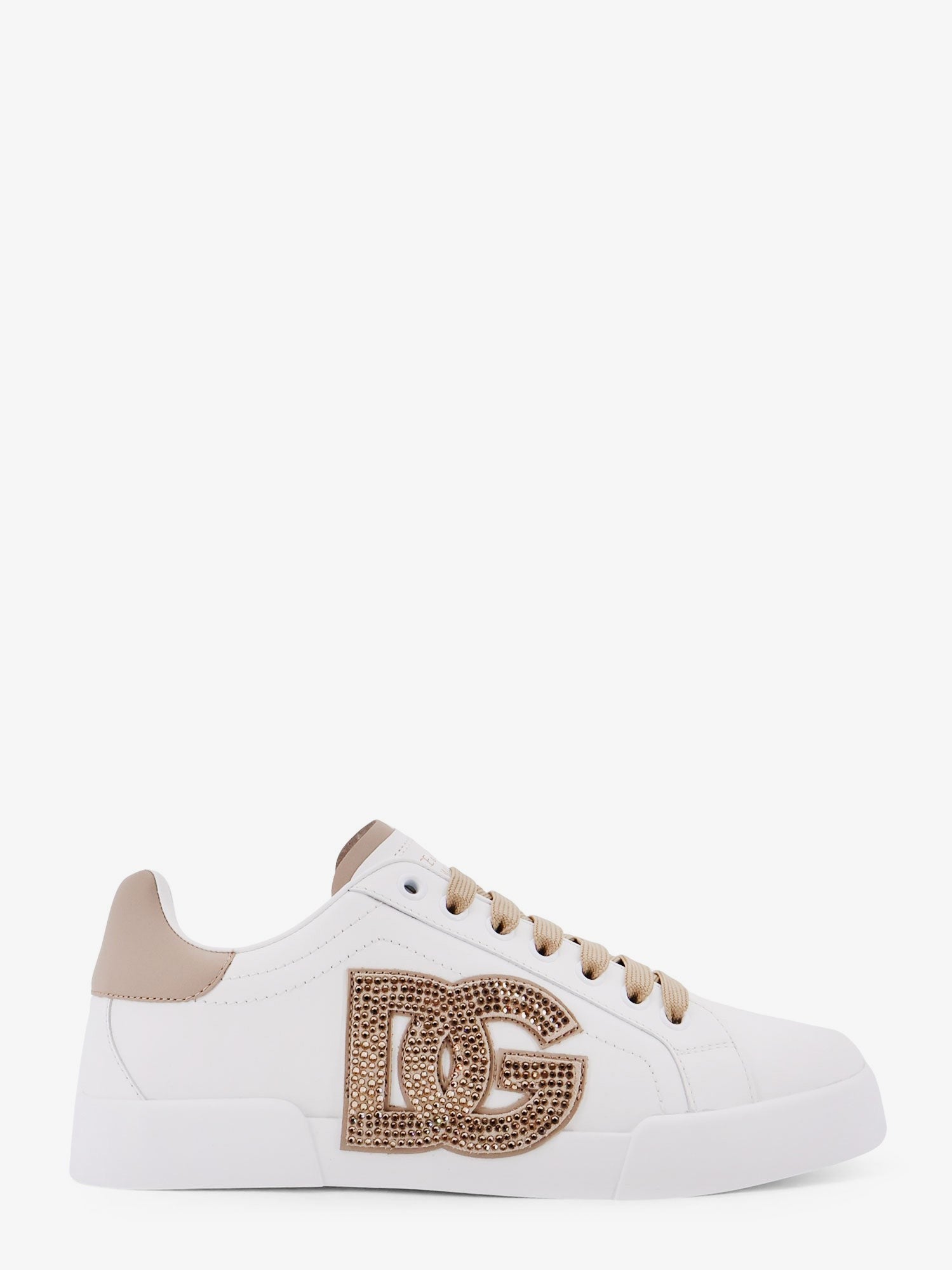 Dolce & Gabbana - Női - Bianco/Taupe - Sportcipő