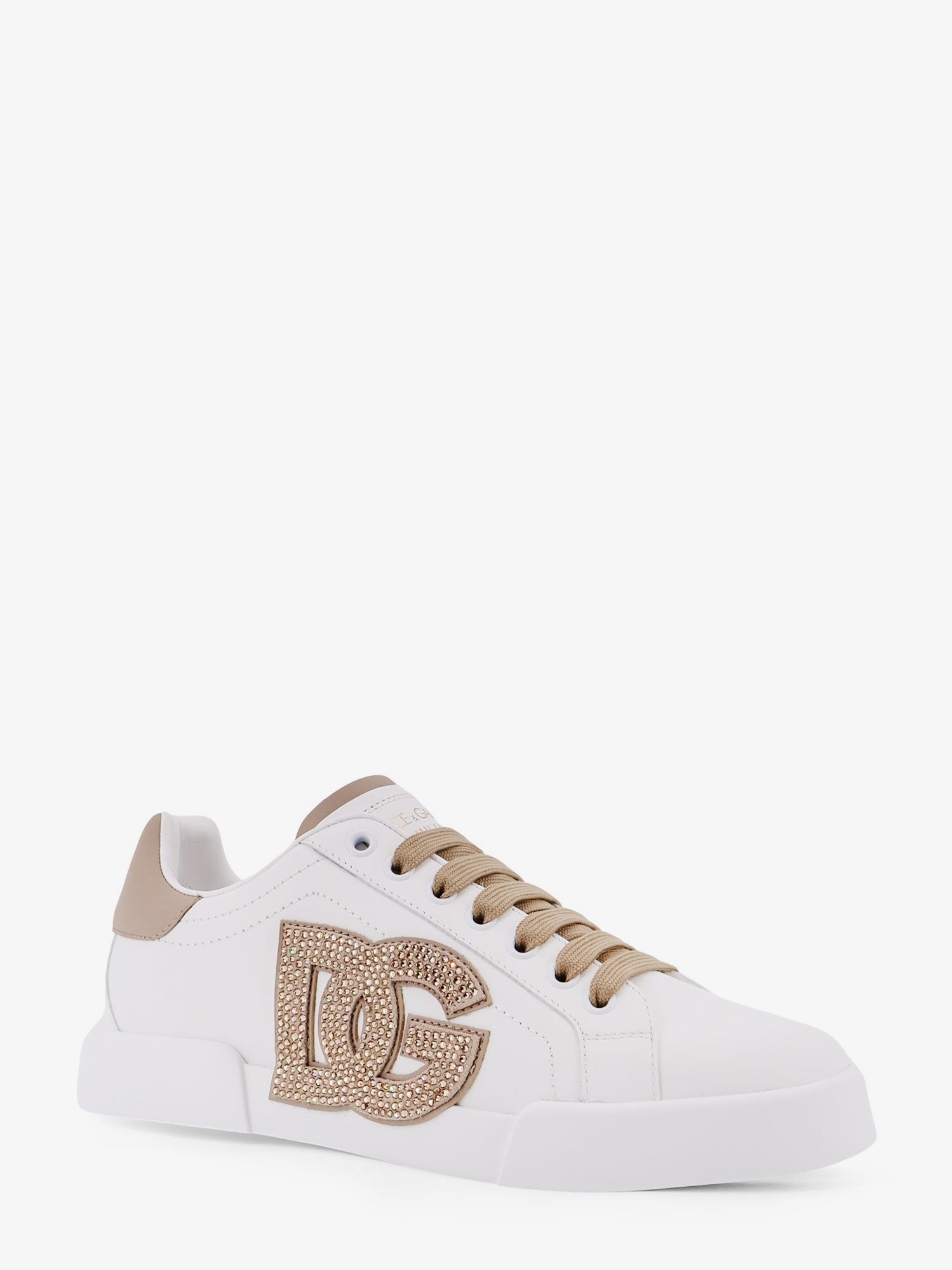 Dolce & Gabbana - Női - Bianco/Taupe - Sportcipő