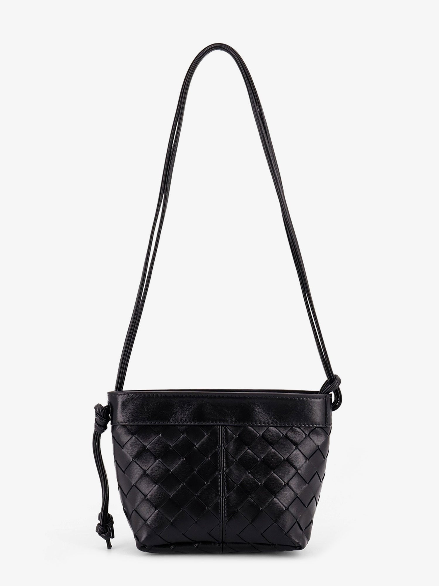 Bottega Veneta - Woman - Black Gold. - Crossbody Bag