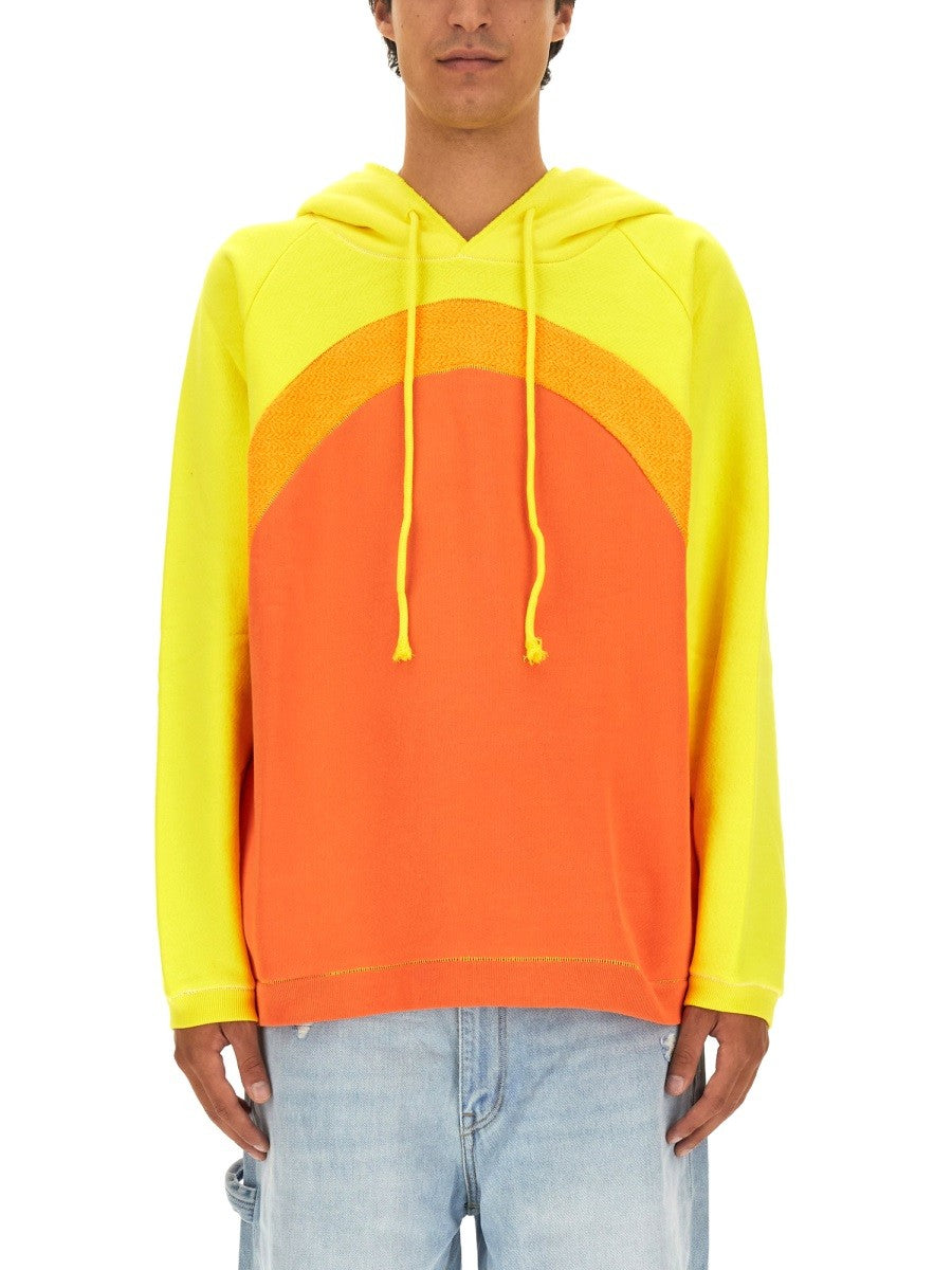 ERL - Man - Orange - Sweatshirt