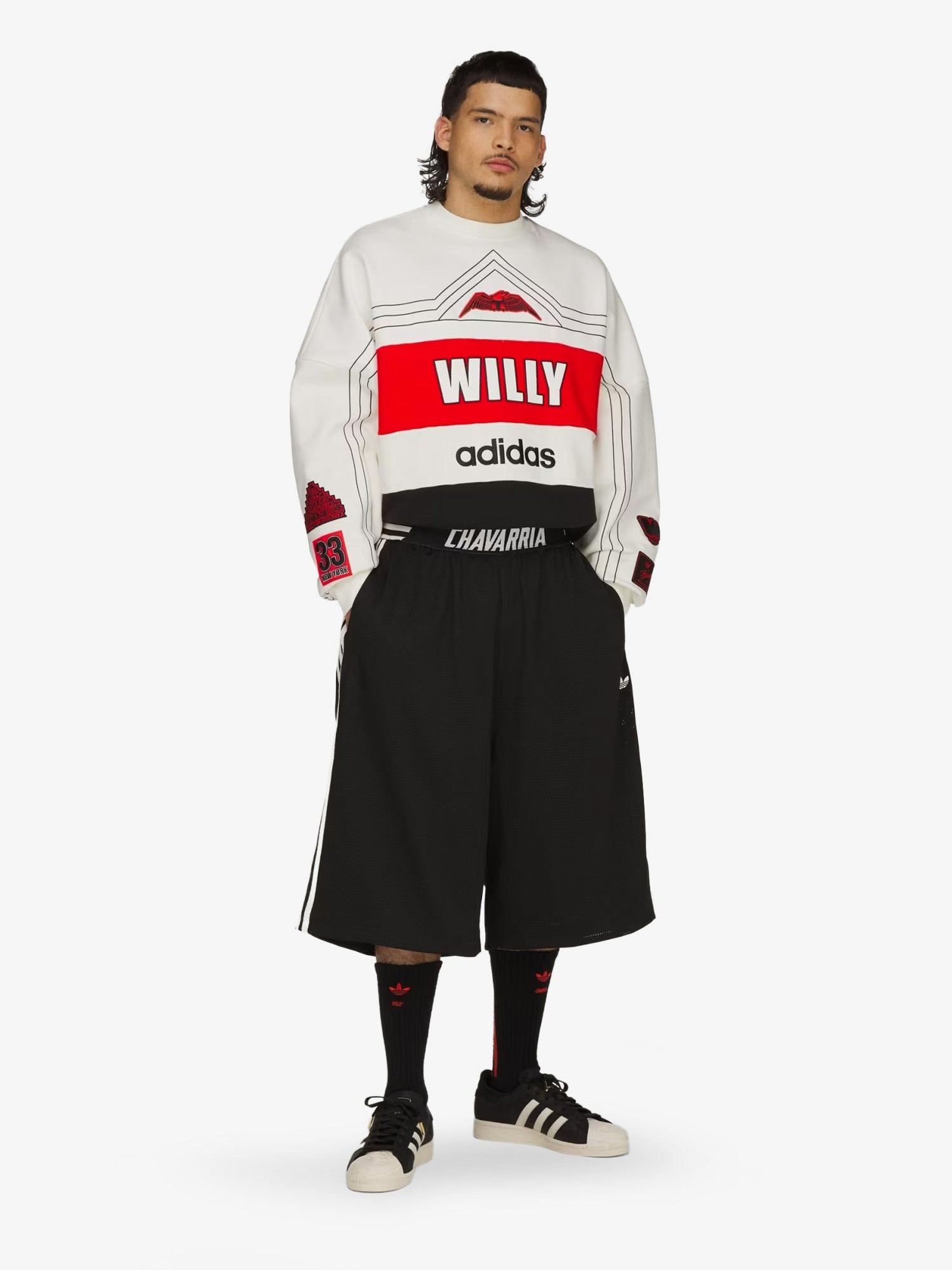 ADIDAS X WILLY CHAVARRIA - Man - Black - Shorts