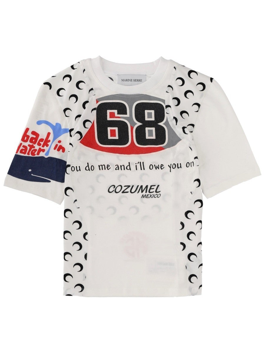 MARINE SERRE - Woman - White - T-shirt