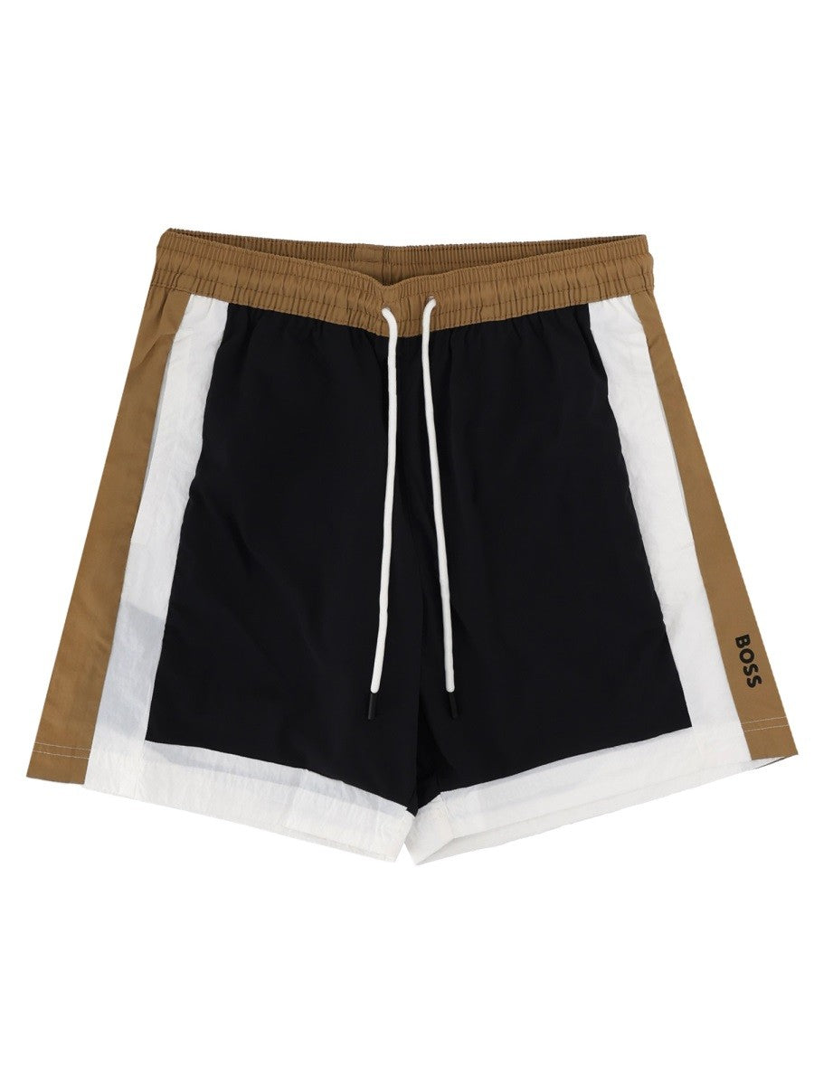 Boss - Férfi - Fekete - Fürdőruha