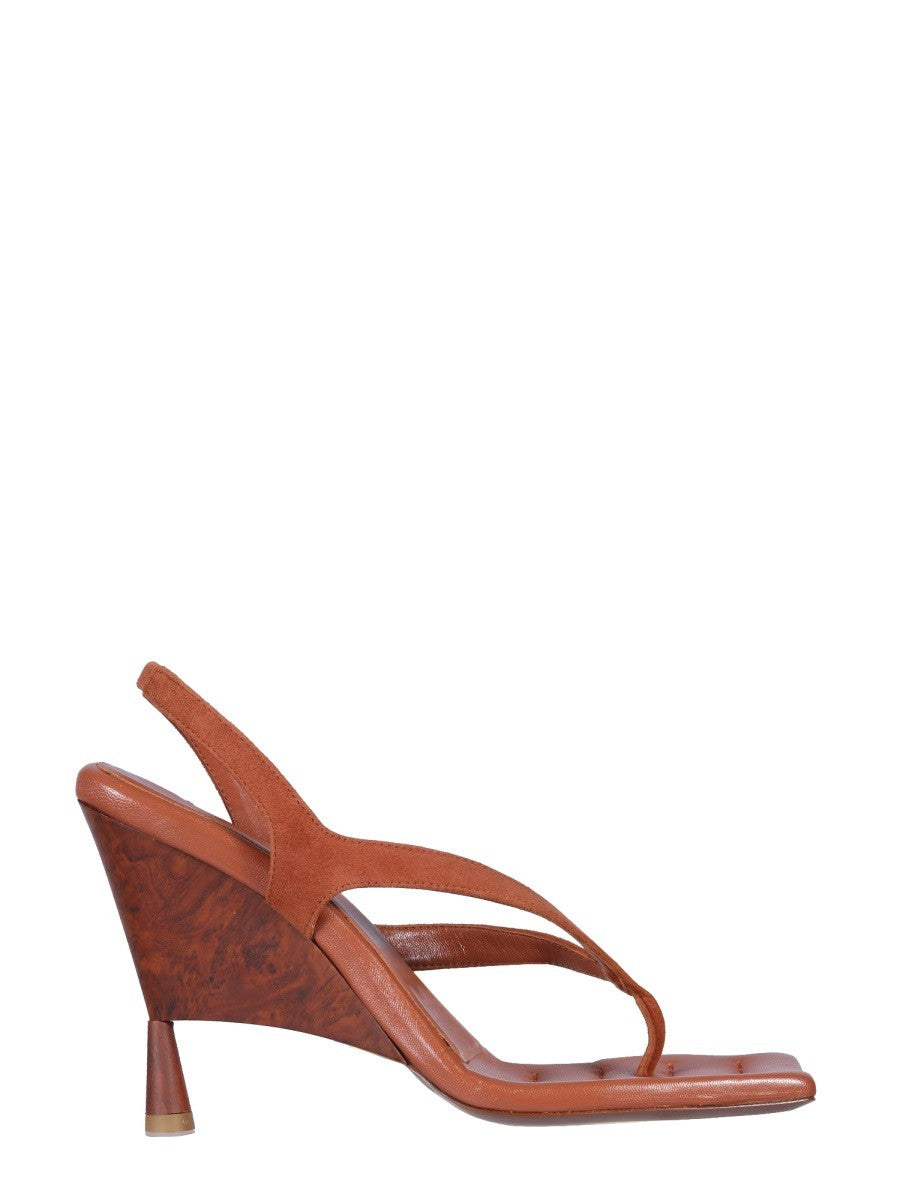GIA BORGHINI - Woman - Brown - Wedge