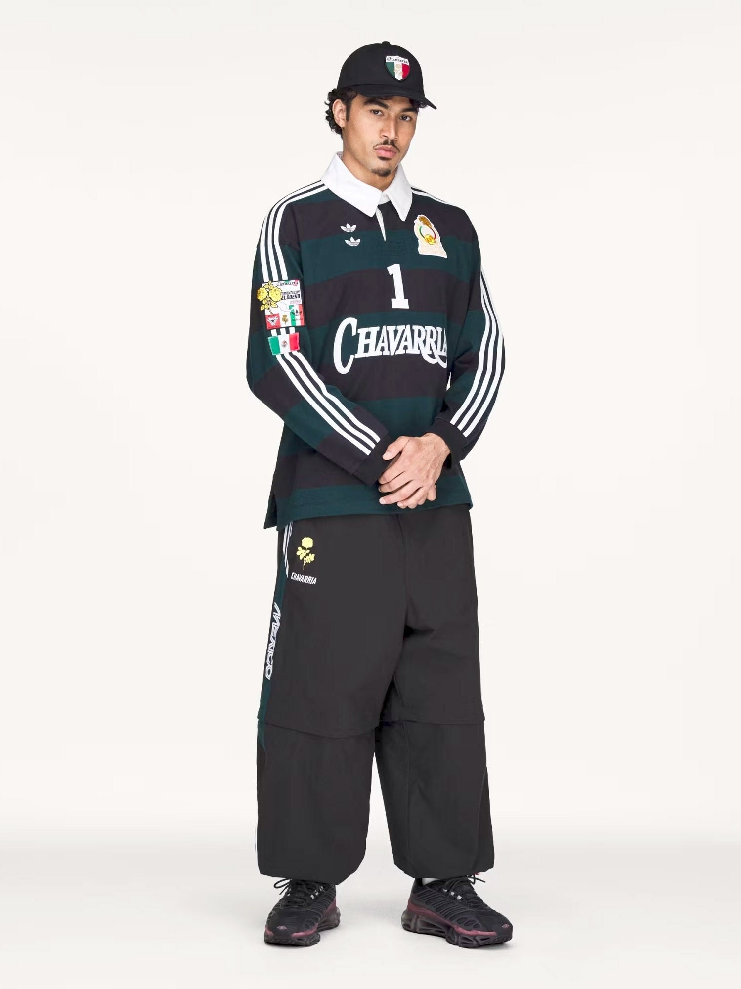 ADIDAS X WILLY CHAVARRIA - Man - Green - Polo Shirt