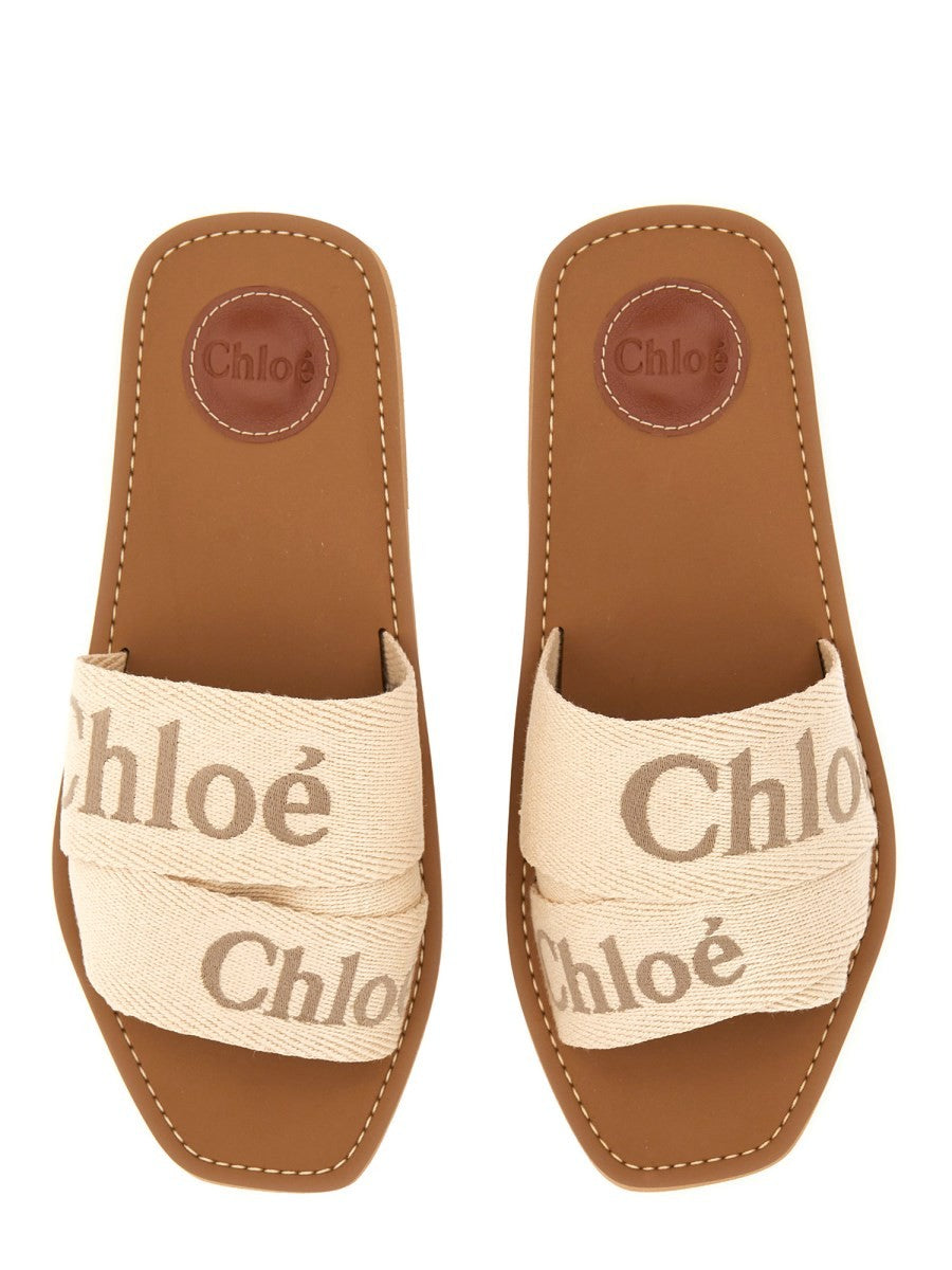 CHLOÉ - Woman - Beige - Flat