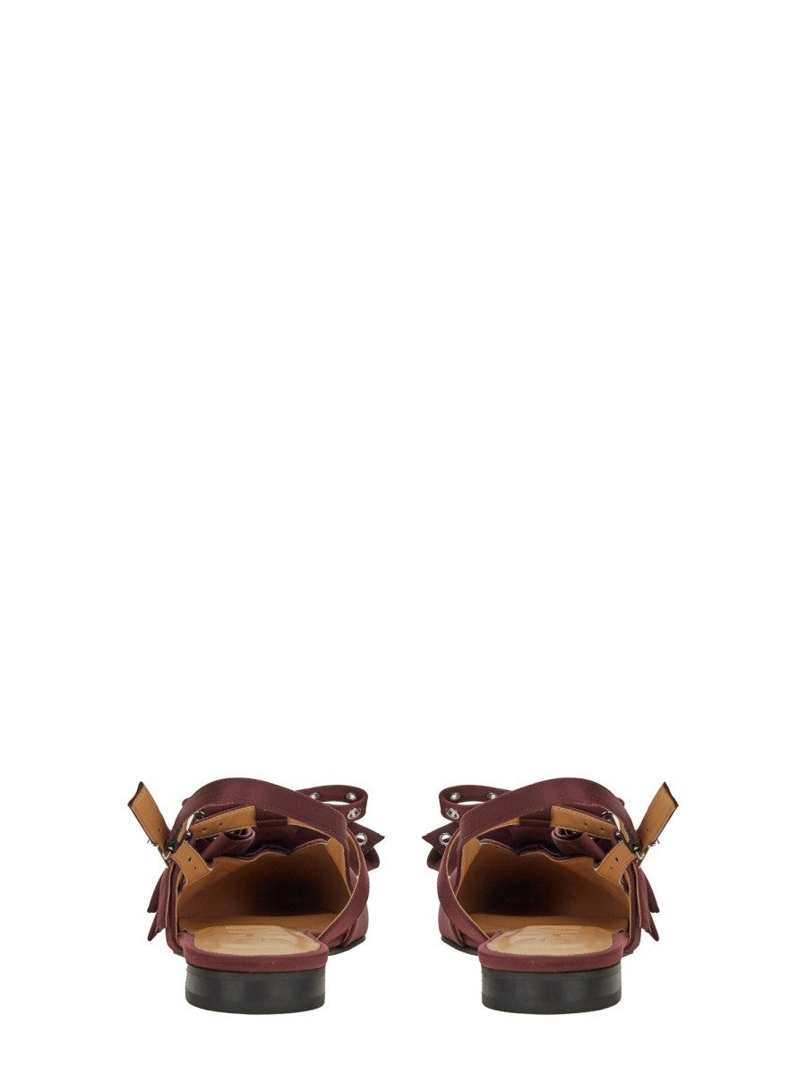 GANNI - Woman - Red - Flat