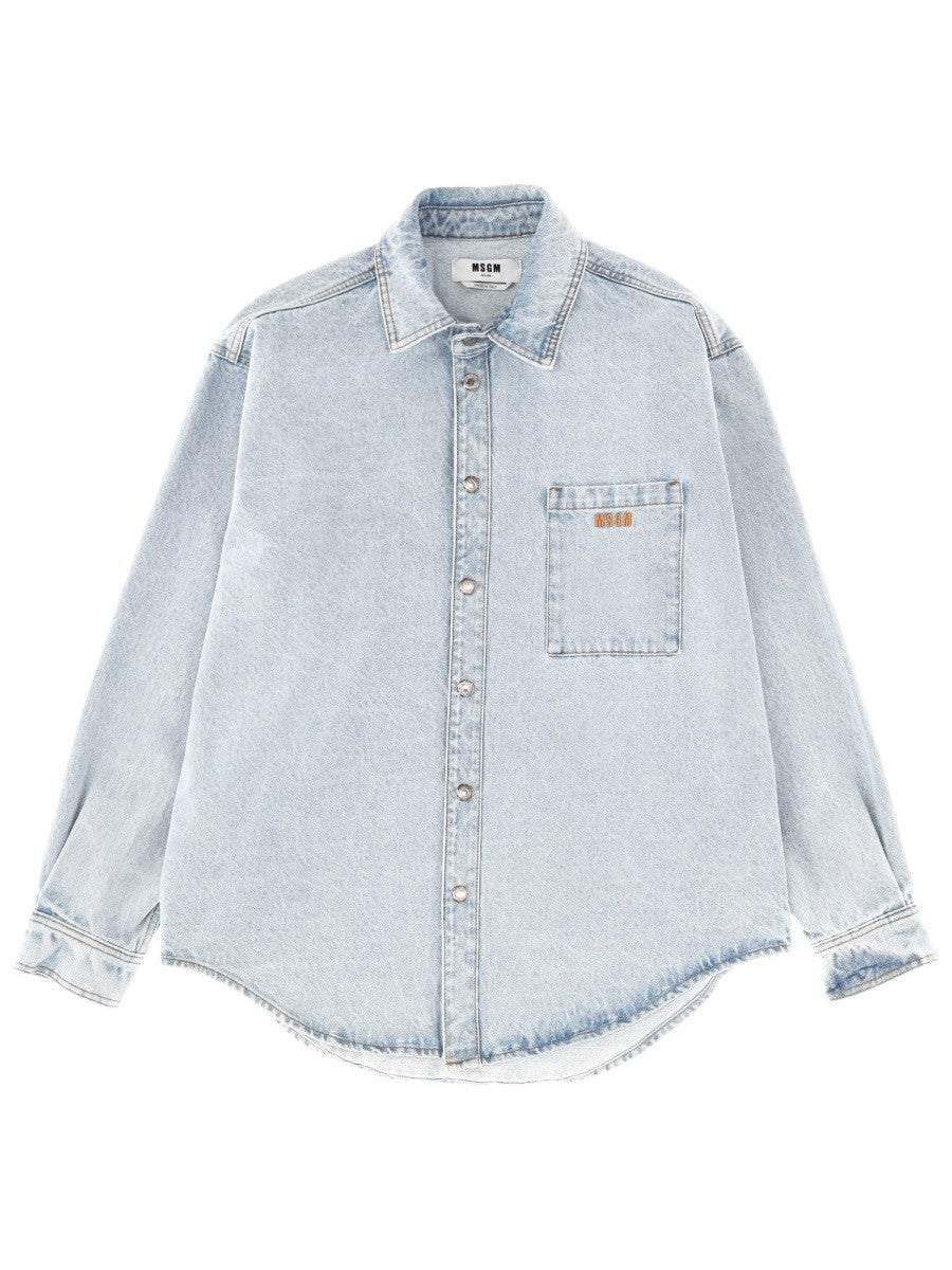 msgm - Férfi - Kék - Ing