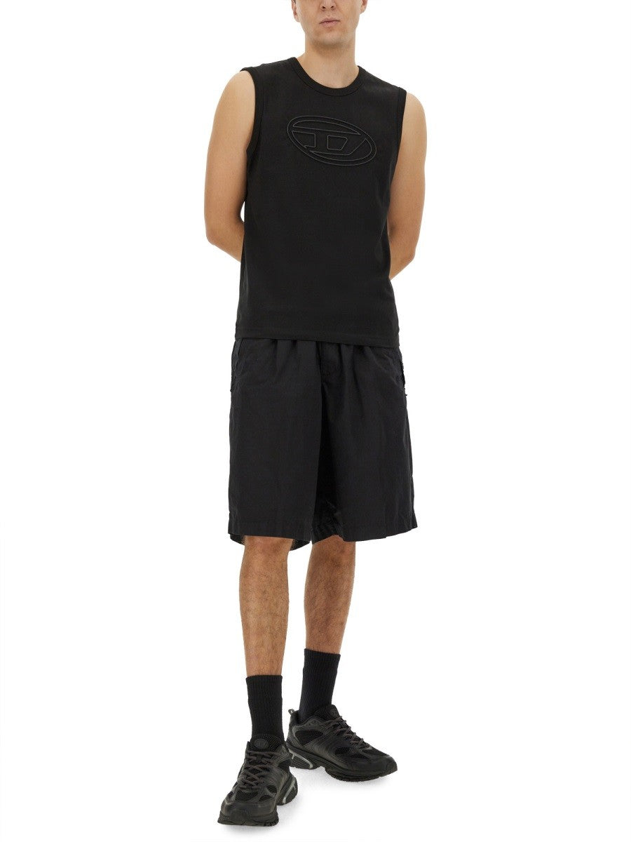 Diesel - Man - Black - Shorts
