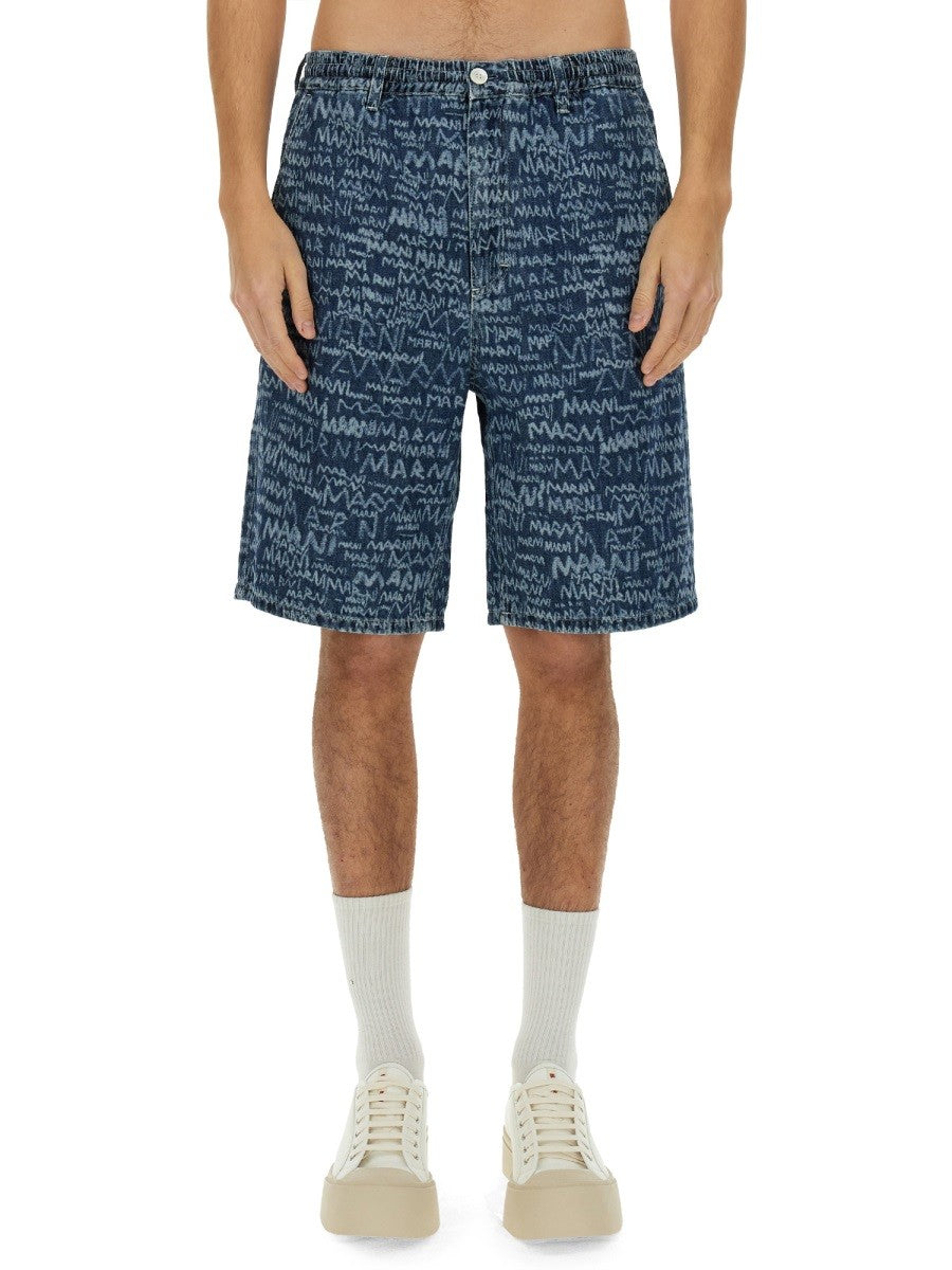 Marni - Man - Blue - Shorts