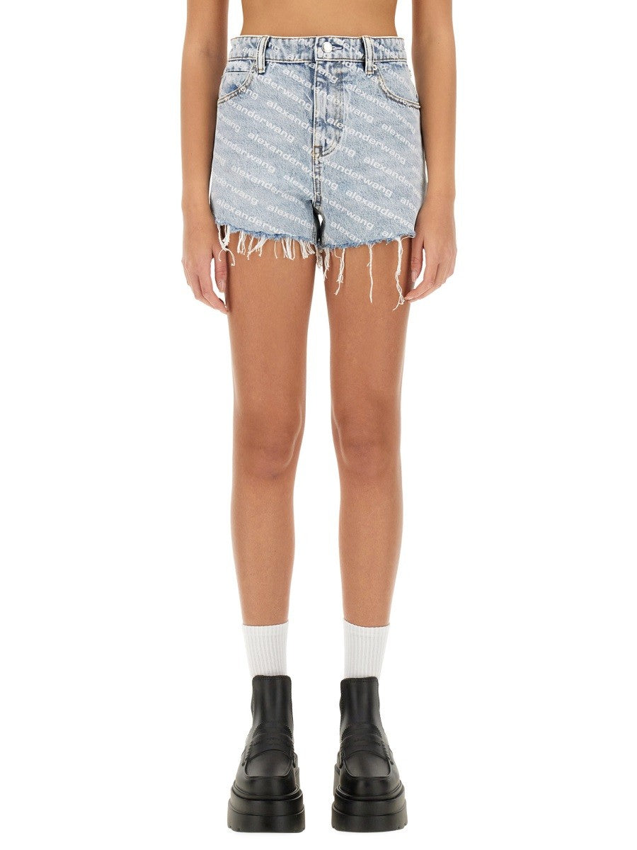 Alexander Wang - Woman - Blue - Shorts