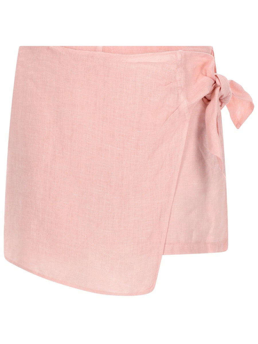 120% LINO - Woman - Black - Shorts