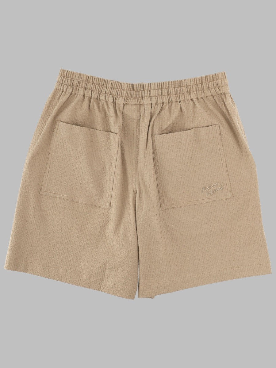 Maison Kitsune - Man - Beige - Shorts