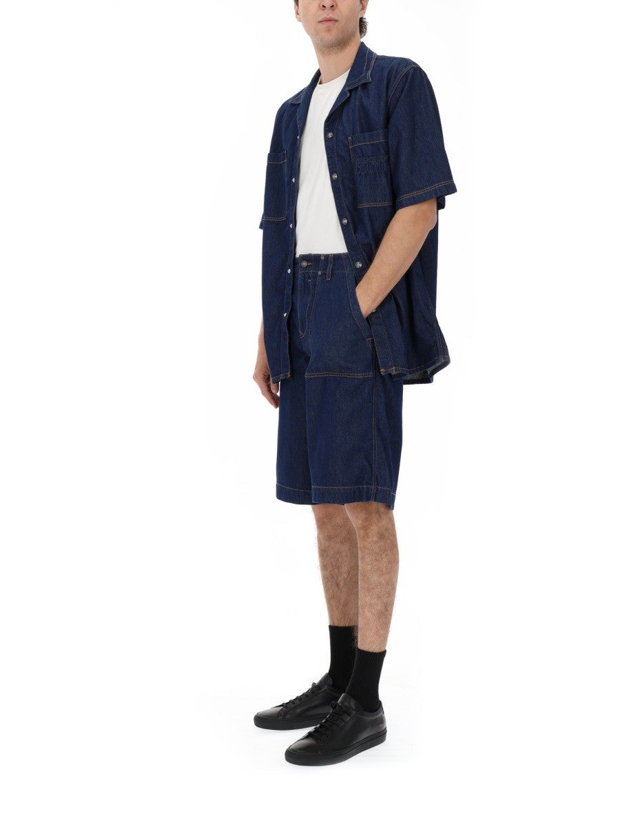Versace Jeans Couture - Man - Blue - Shorts