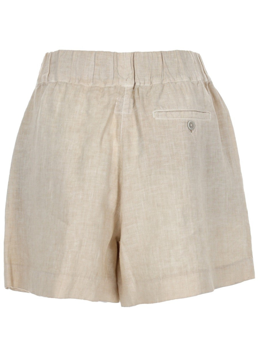 120% LINO - Woman - Beige - Shorts