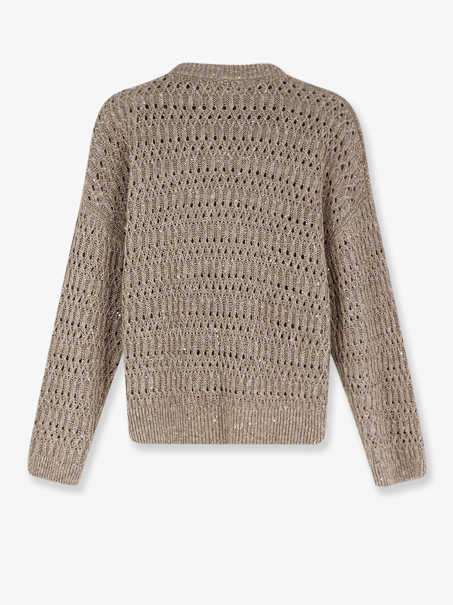 Brunello Cucinelli - Női - Beige - Kötött pulóver