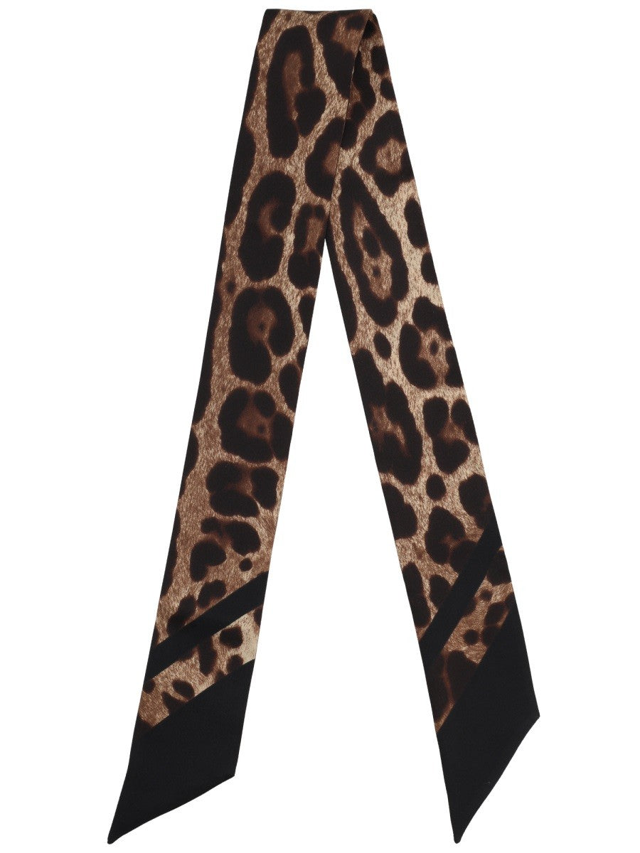 Dolce & Gabbana - Woman - Brown - Scarf