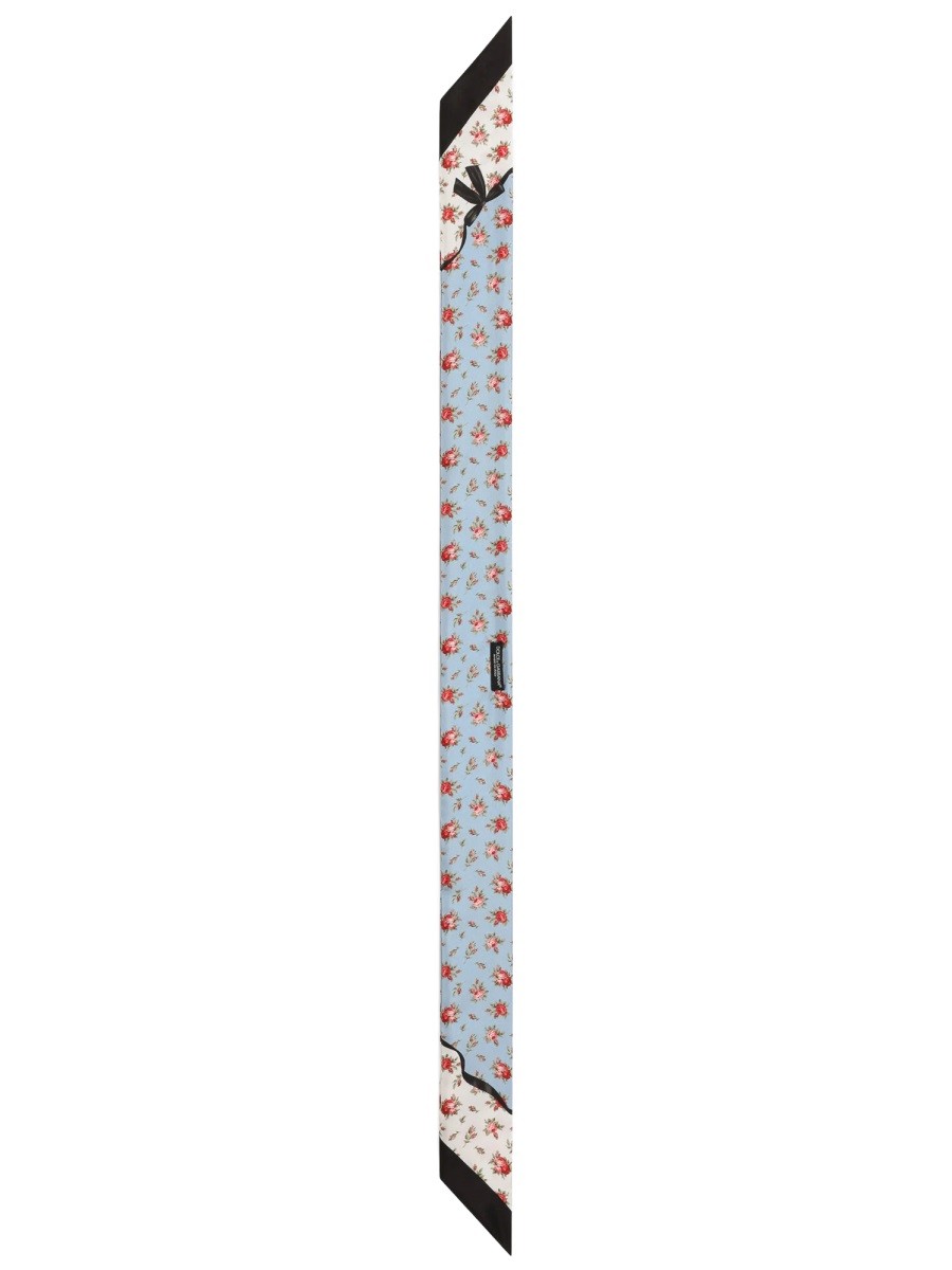 Dolce & Gabbana - Woman - Blue - Scarf