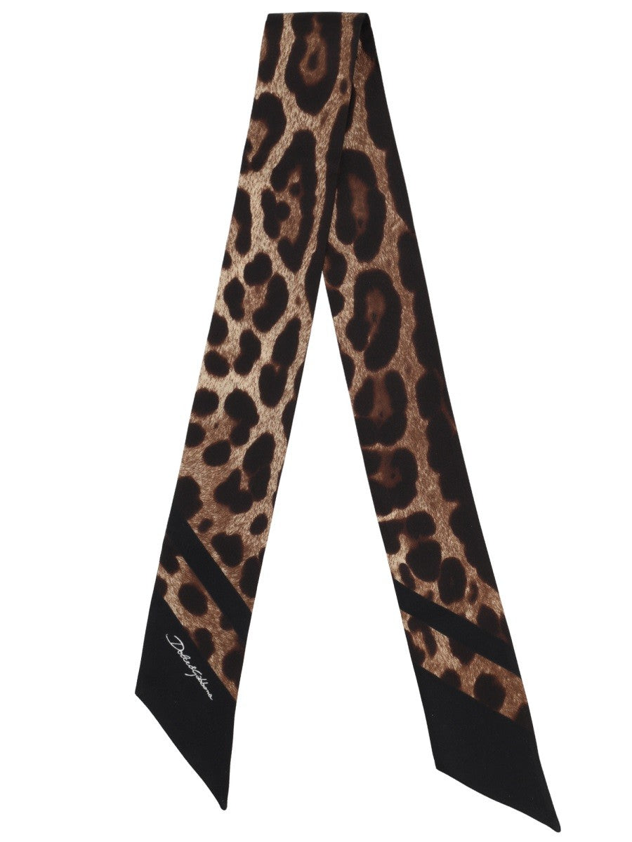 Dolce & Gabbana - Woman - Brown - Scarf