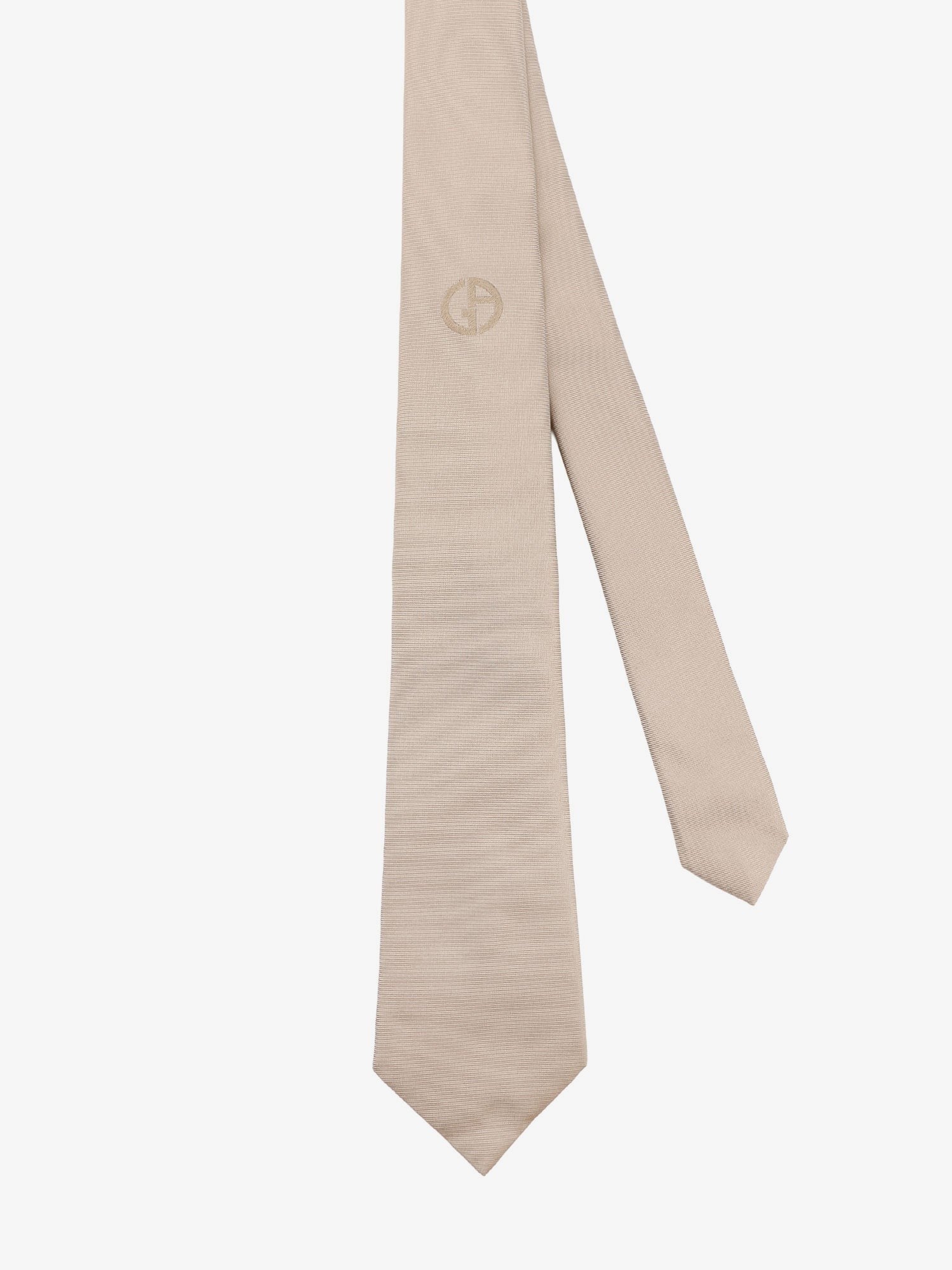 Giorgio Armani - Férfi - Beige - Nyakkendő