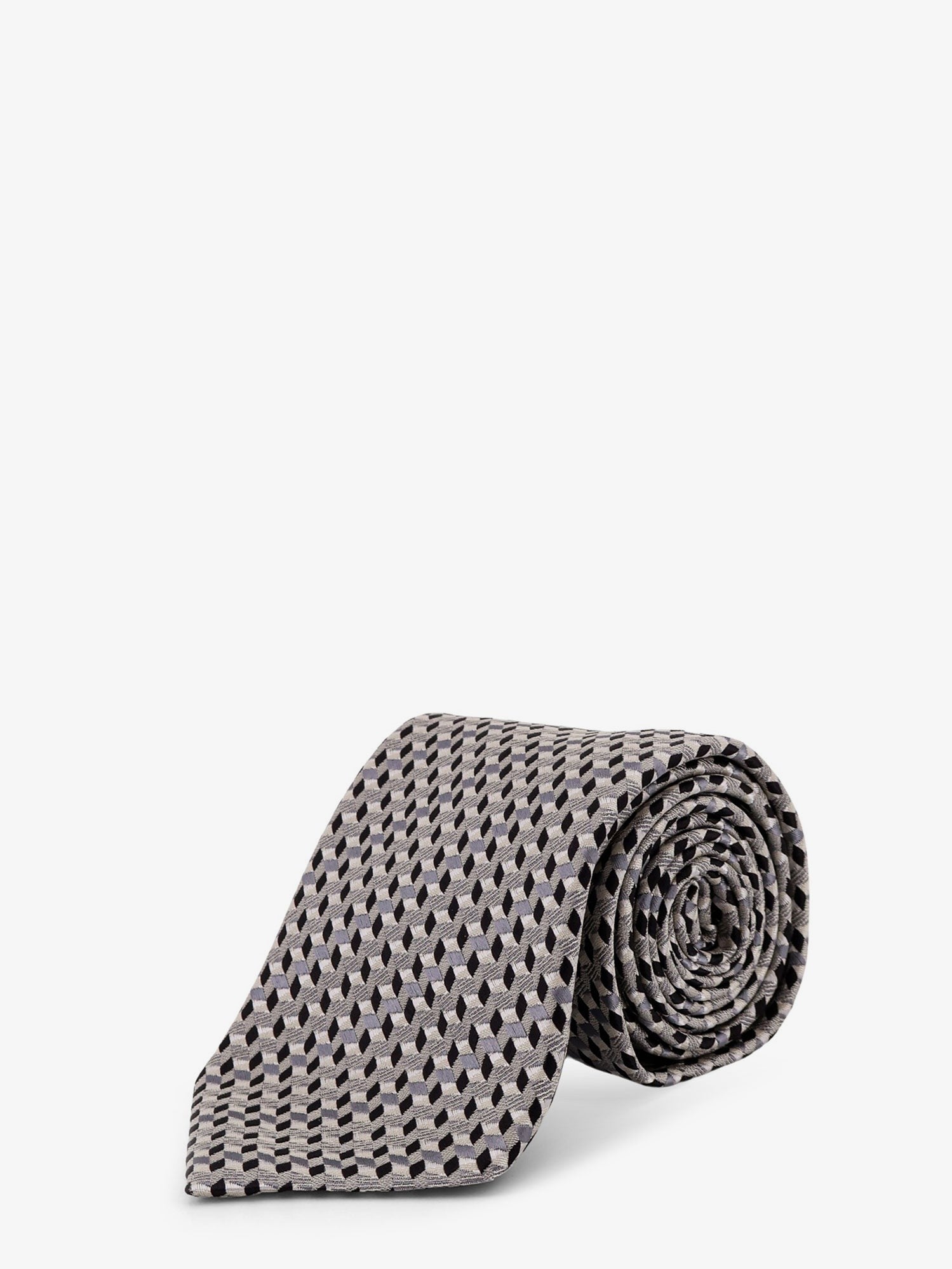 TOM FORD - Man - Grey Multicolor - Tie