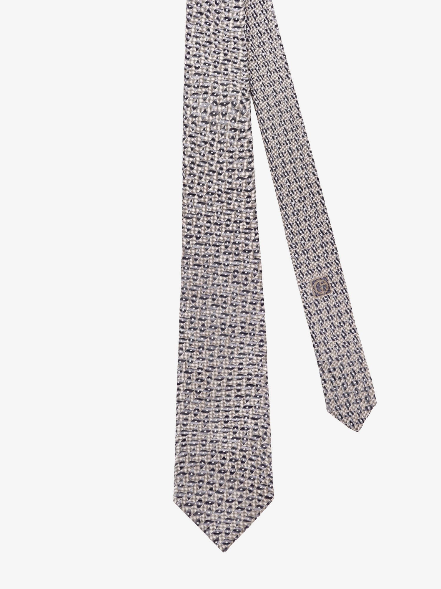 Giorgio Armani - Férfi - Beige - Nyakkendő