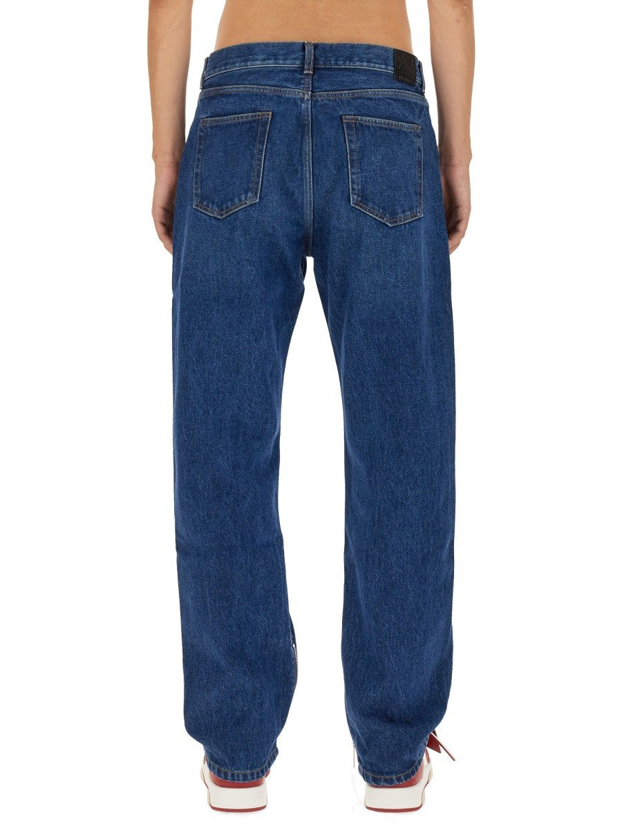 Off-white - Man - Blue - Jeans