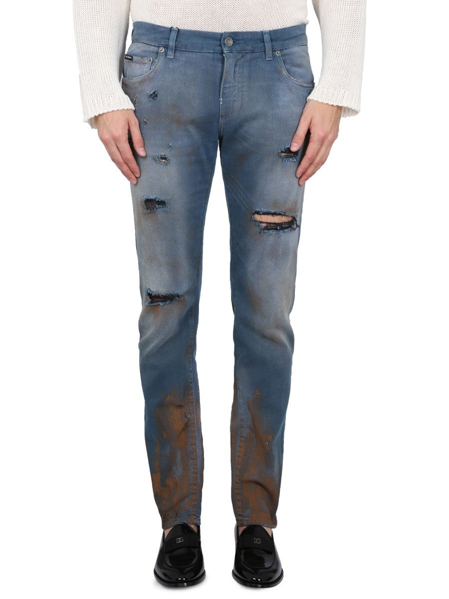 Dolce & Gabbana - Man - Multicolor - Jeans
