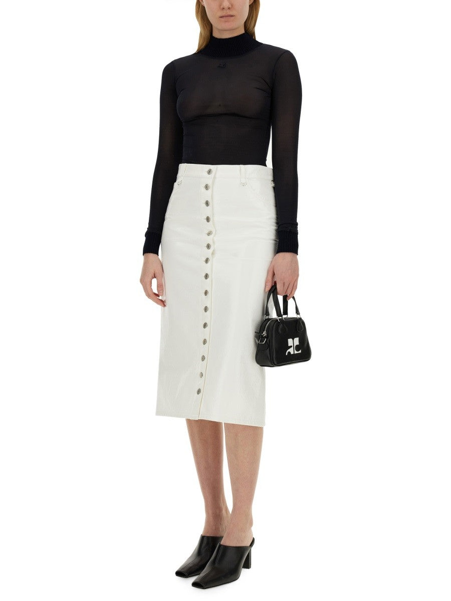 COURREGES - Woman - White - Skirt