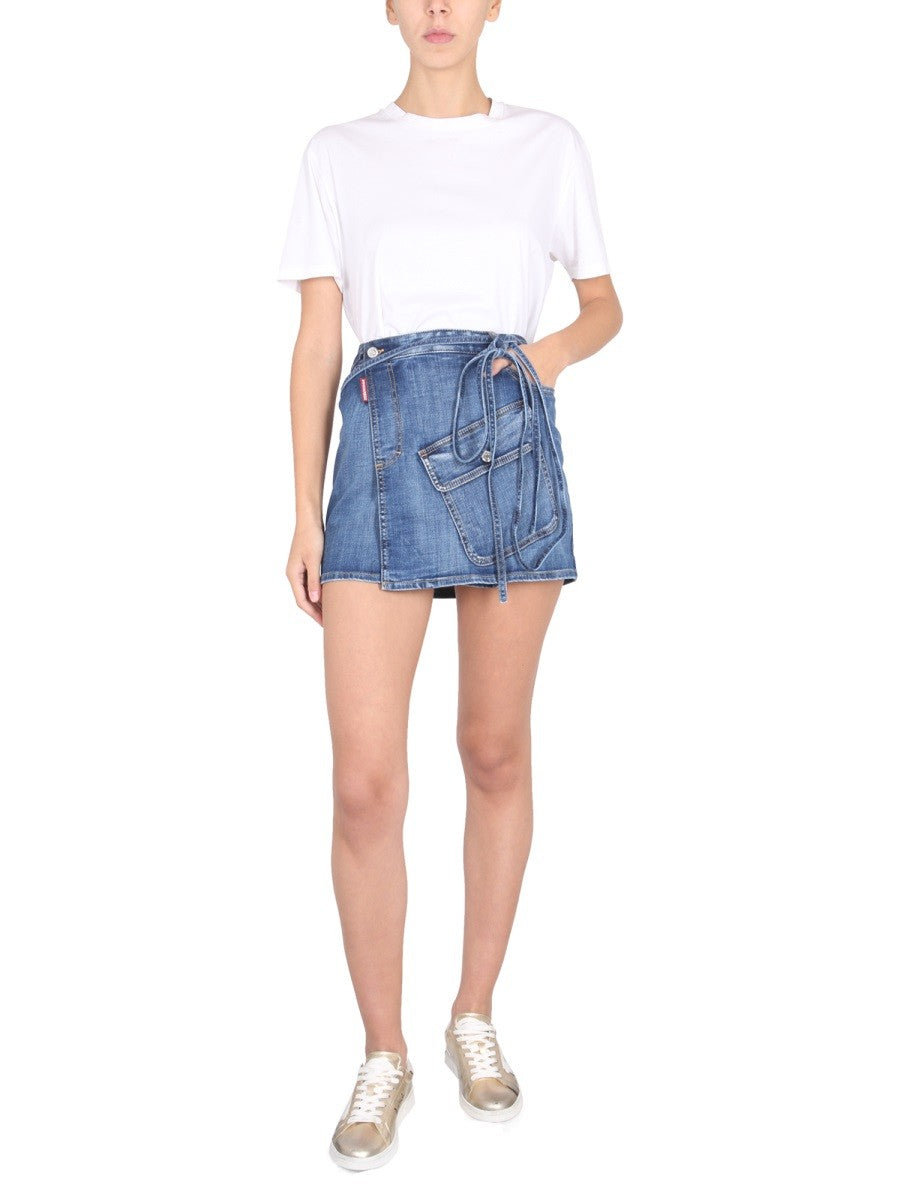 Dsquared - Női - Kék - Szoknya