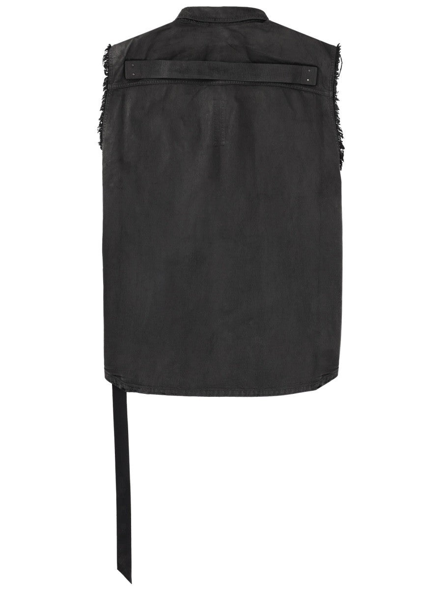 RICK OWENS DRKSHDW – Férfi – Fekete – Mellény