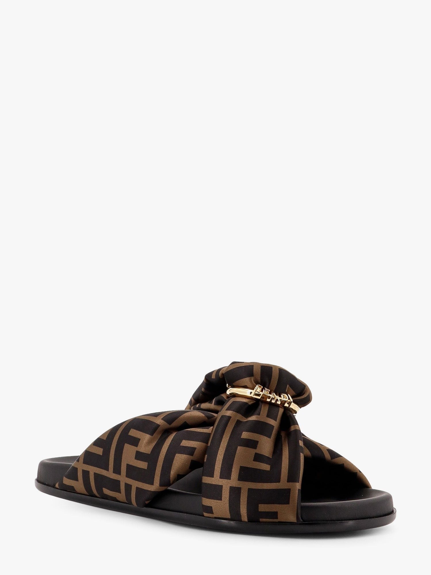 Fendi - Woman - Tabacco Nero - Flat Sandal