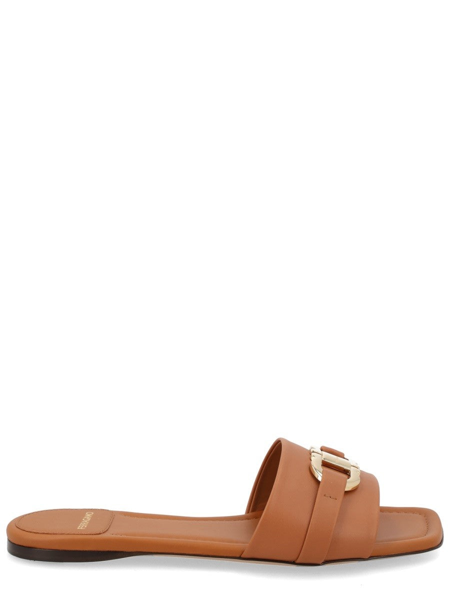 Ferragamo - Női - Barna - Balettcipő