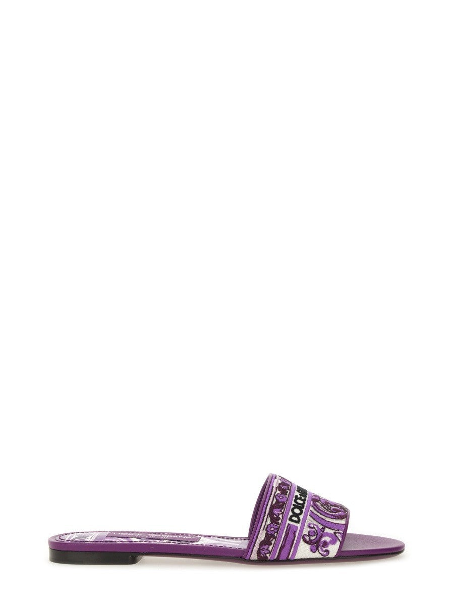 Dolce & Gabbana - Woman - Purple - Sandal