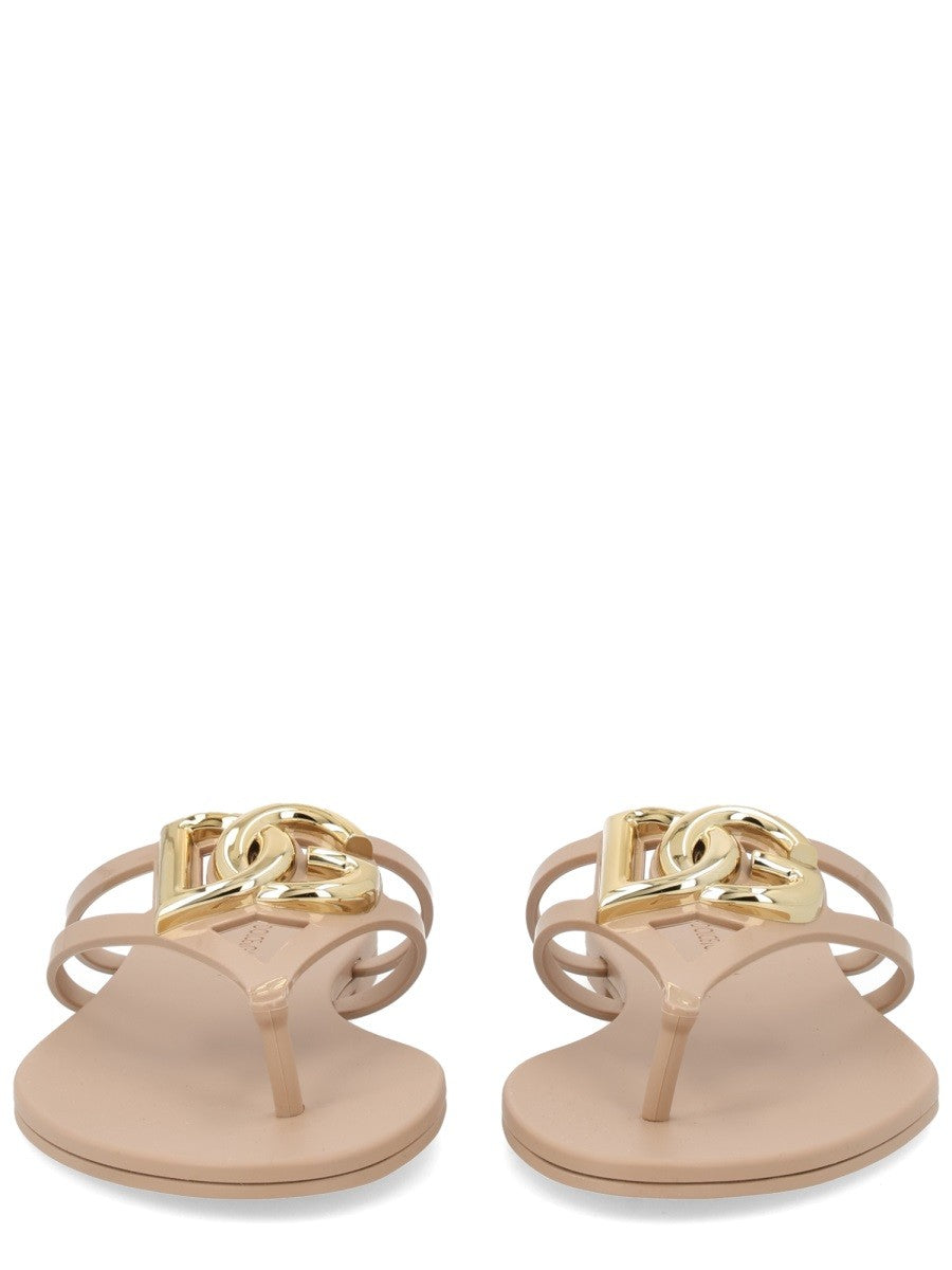 Dolce & Gabbana - Woman - Beige - Sandal