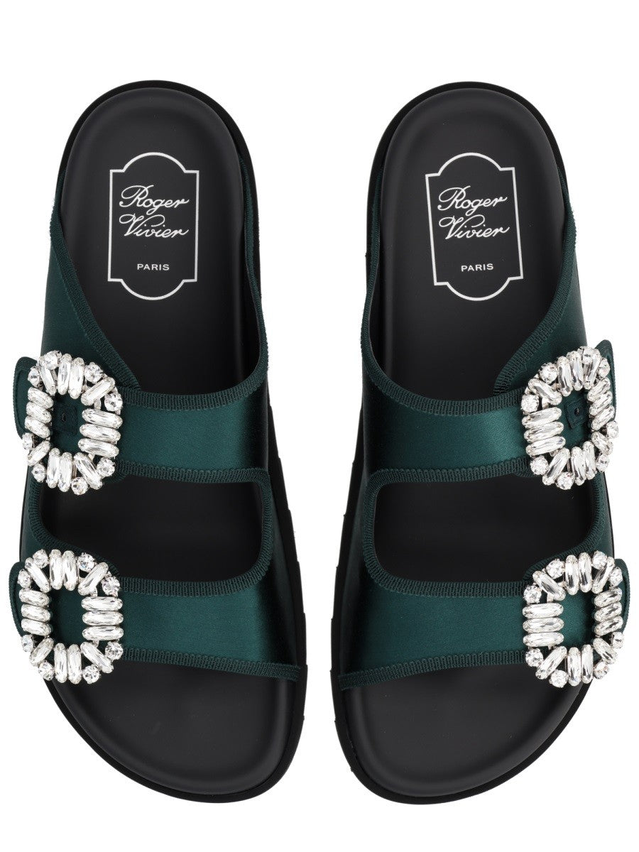 ROGER VIVIER - Woman - Green - Flat