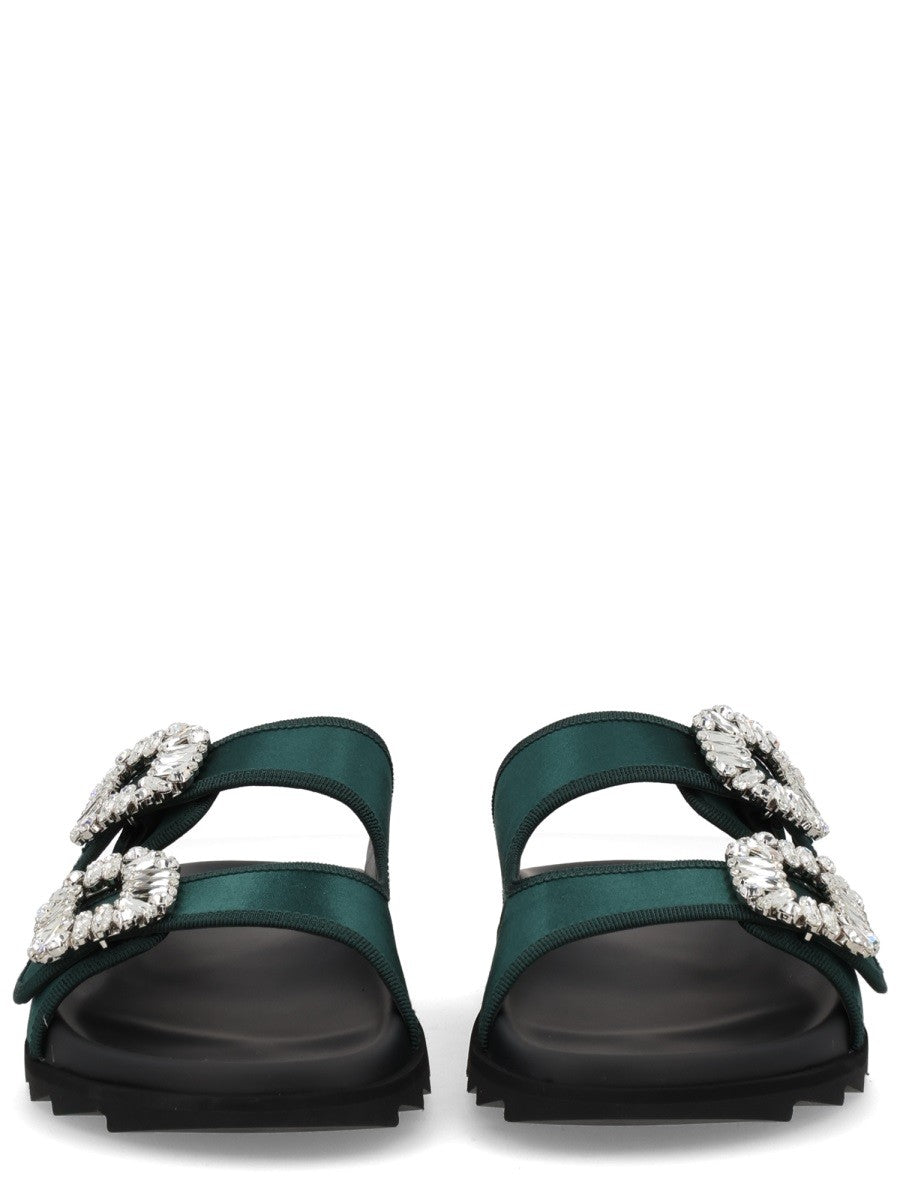 ROGER VIVIER - Női - Zöld - Lapos cipő
