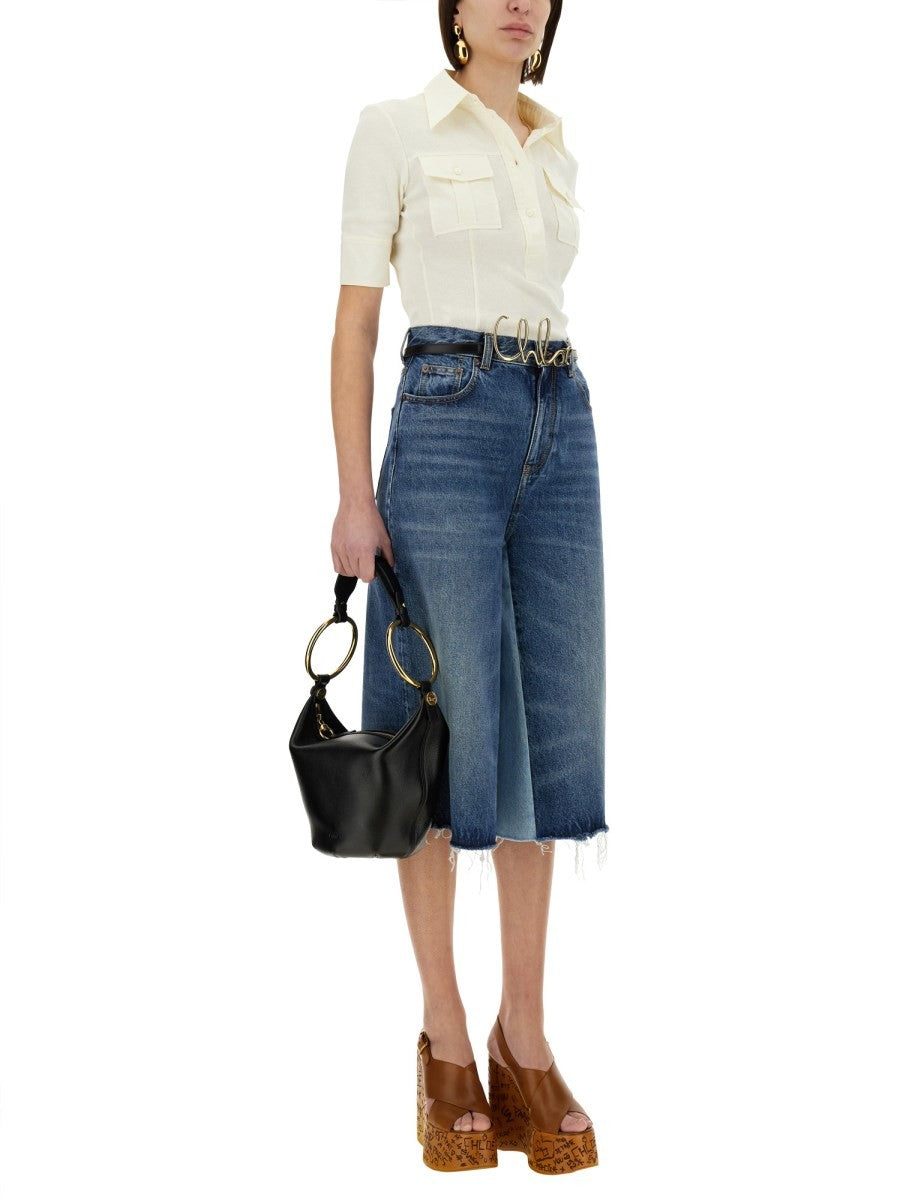 CHLOÉ - Női - Fehér - Pólóing