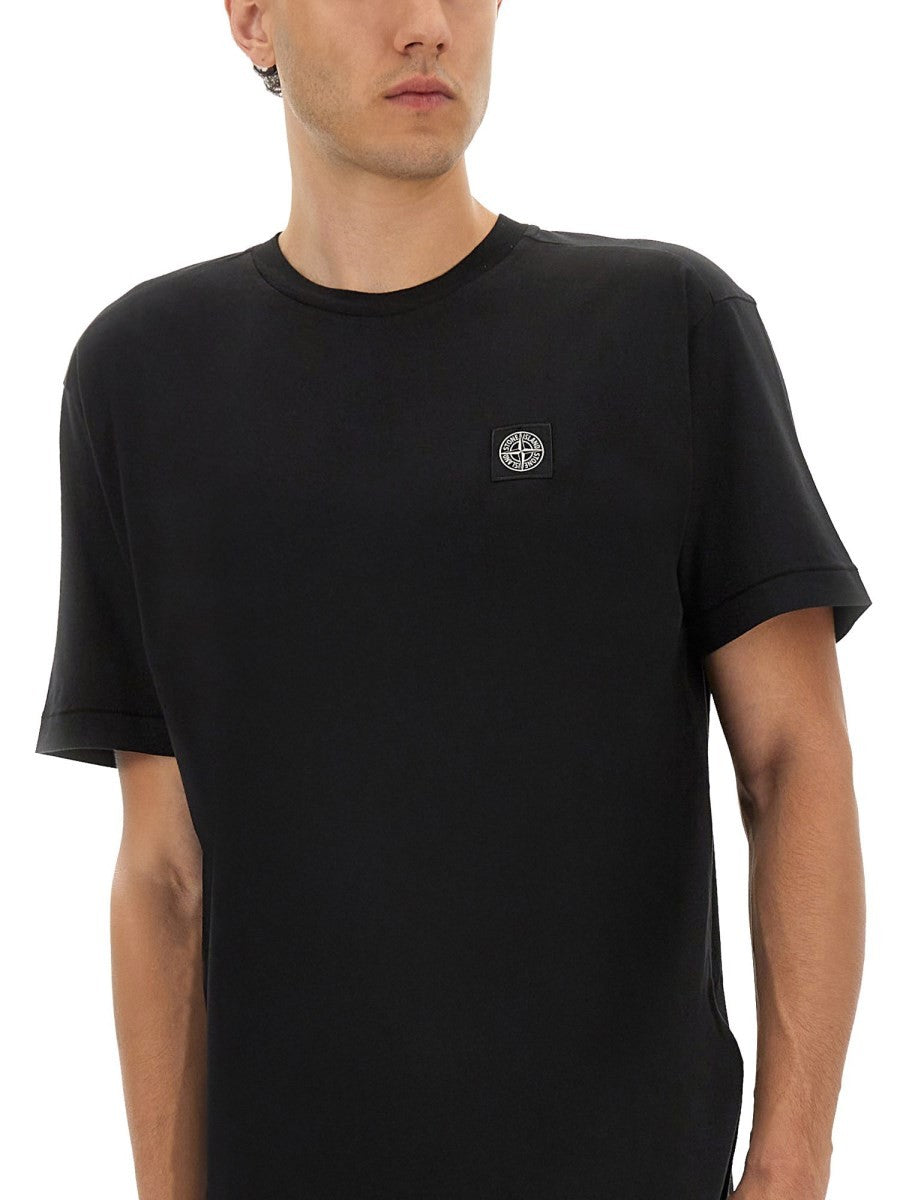 Stone Island - Man - Black - T-shirt
