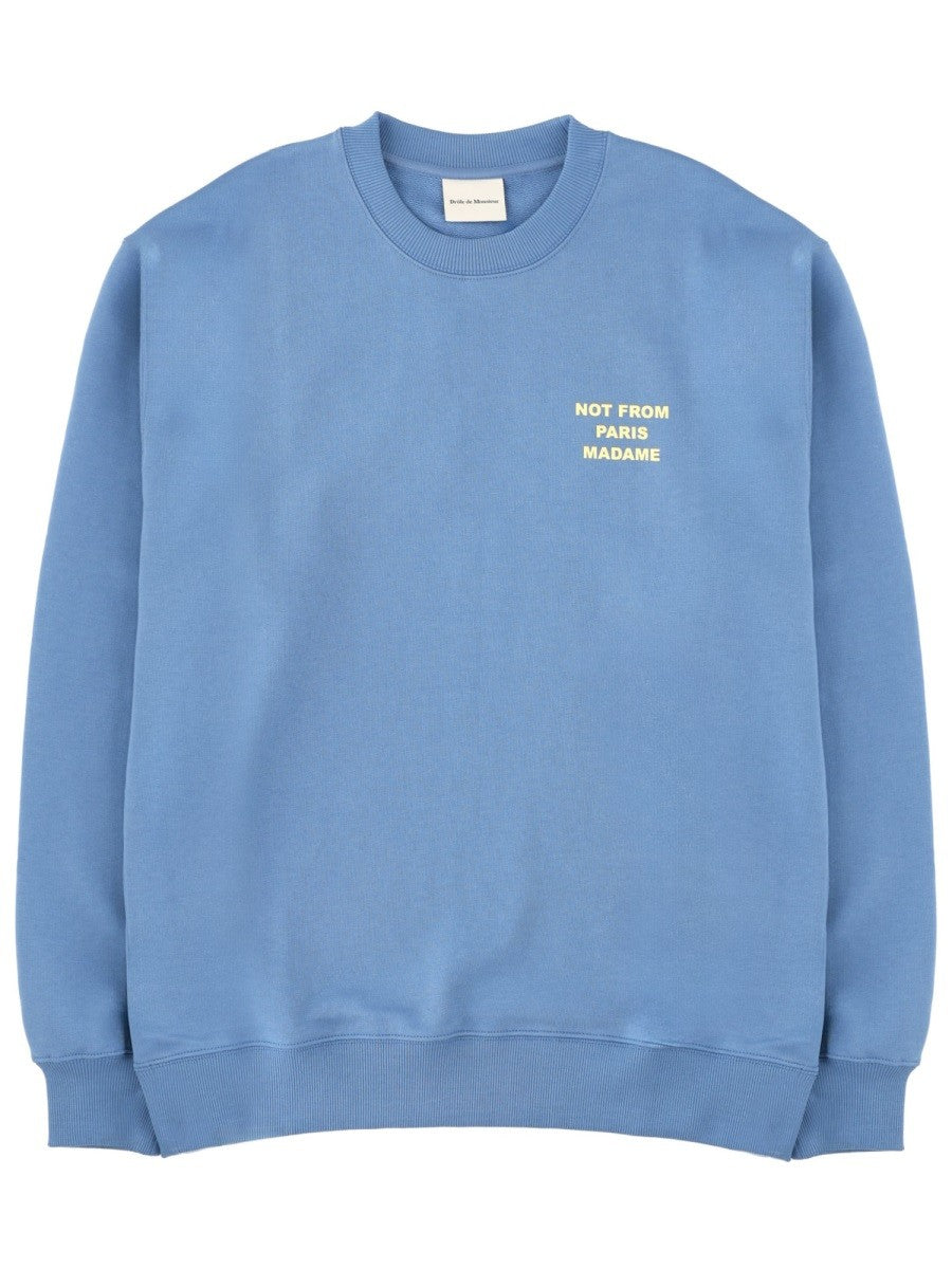 Drole De Monsieur - Man - Blue - Sweatshirt