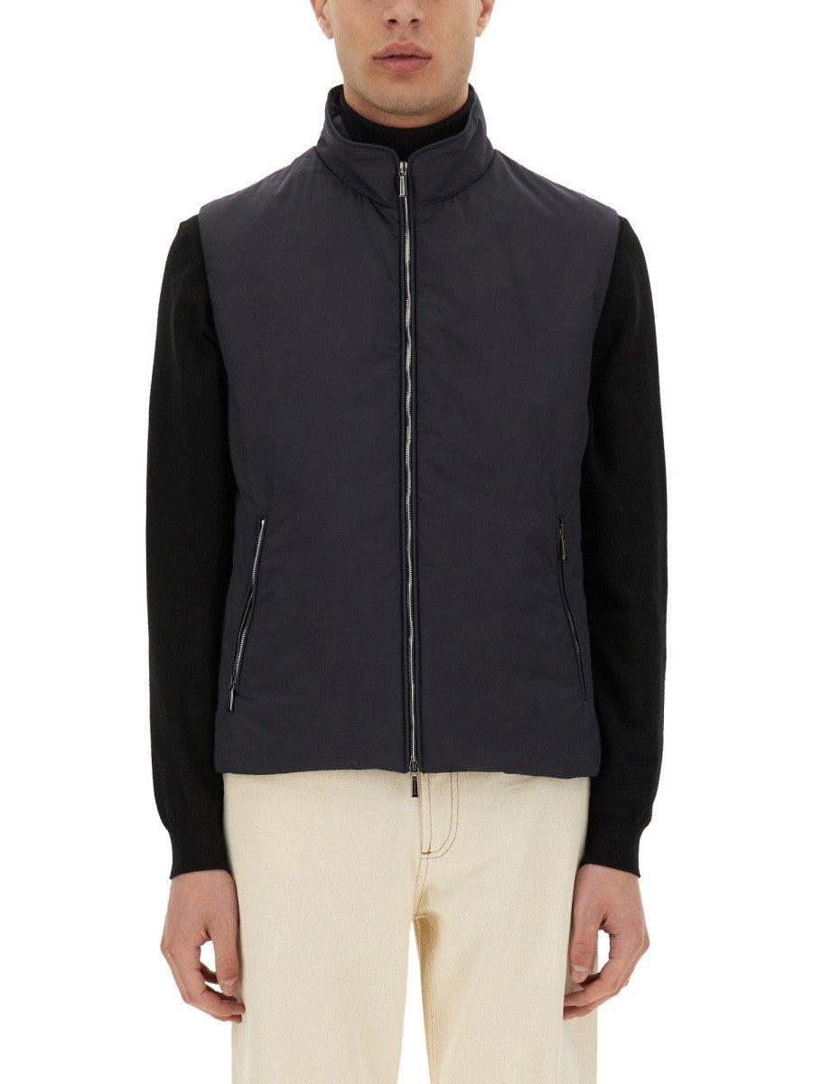 Moorer - Man - Blue - Vest