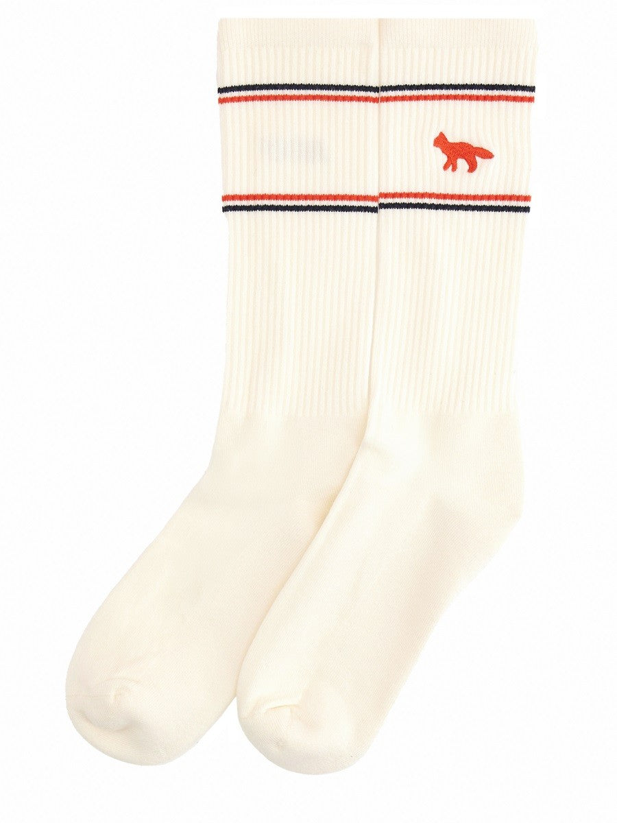AUTRY X MAISON KITSUNÉ - Unisex - White - Socks