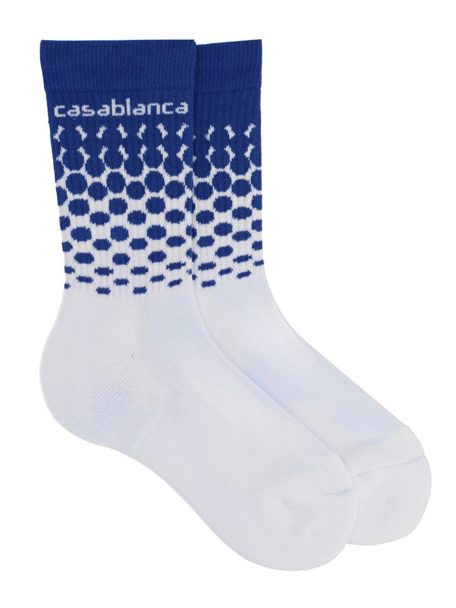 CASABLANCA - Unisex - White - Socks