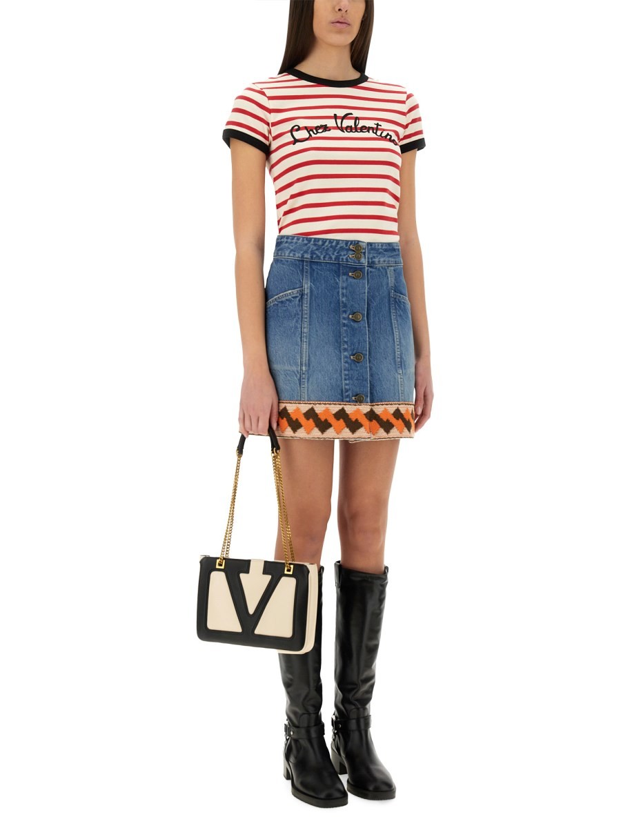 Valentino - Woman - Red - T-shirt