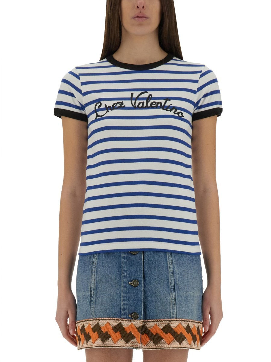 Valentino - Woman - Blue - T-shirt