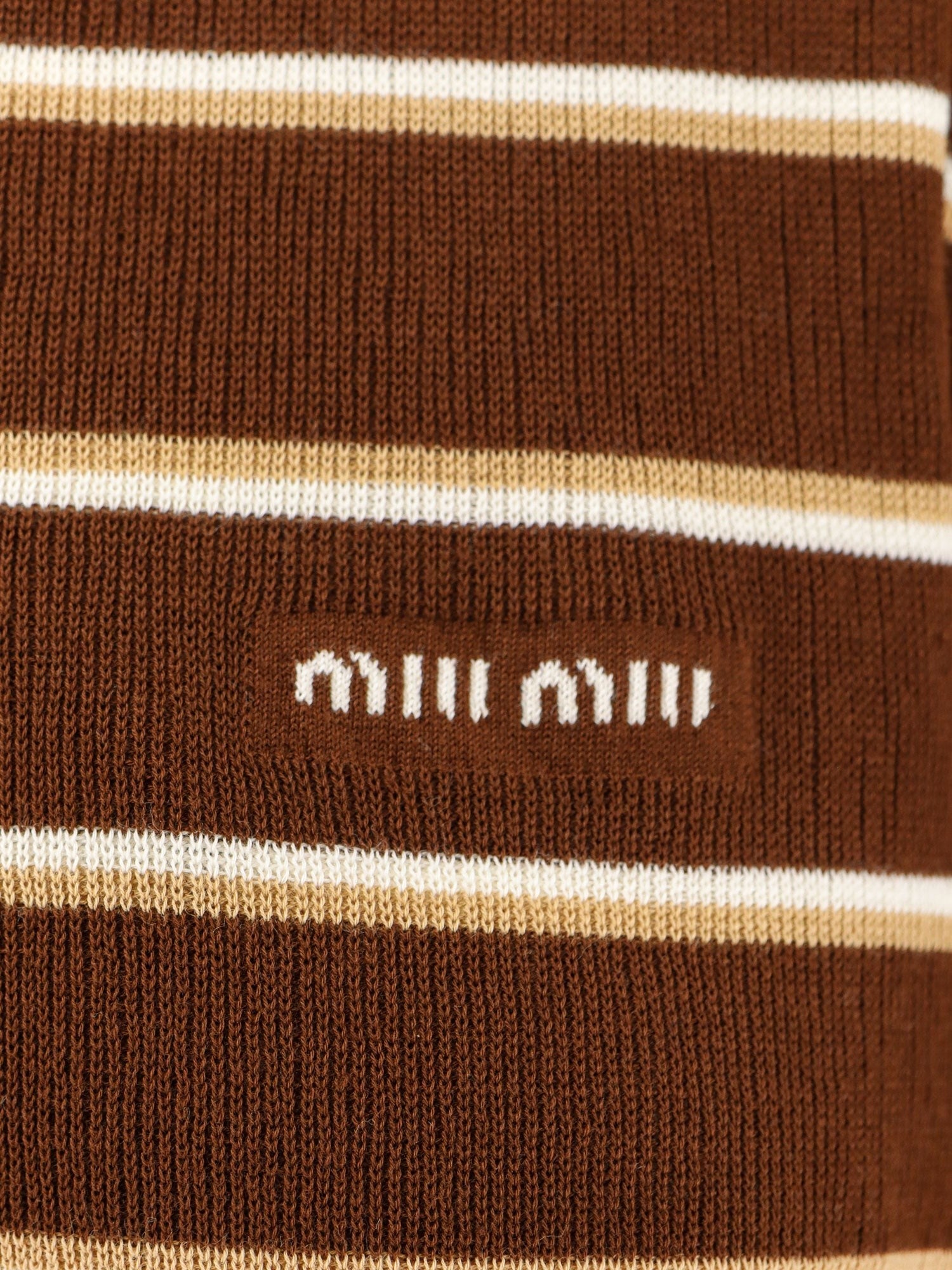 Miu Miu - Woman - Brown - Polo Shirt