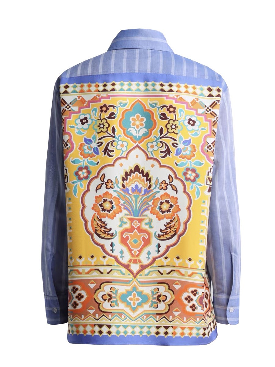 Etro - Woman - Blue - Shirt
