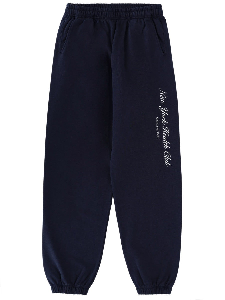 SPORTY&RICH - Unisex - Blue - Pants